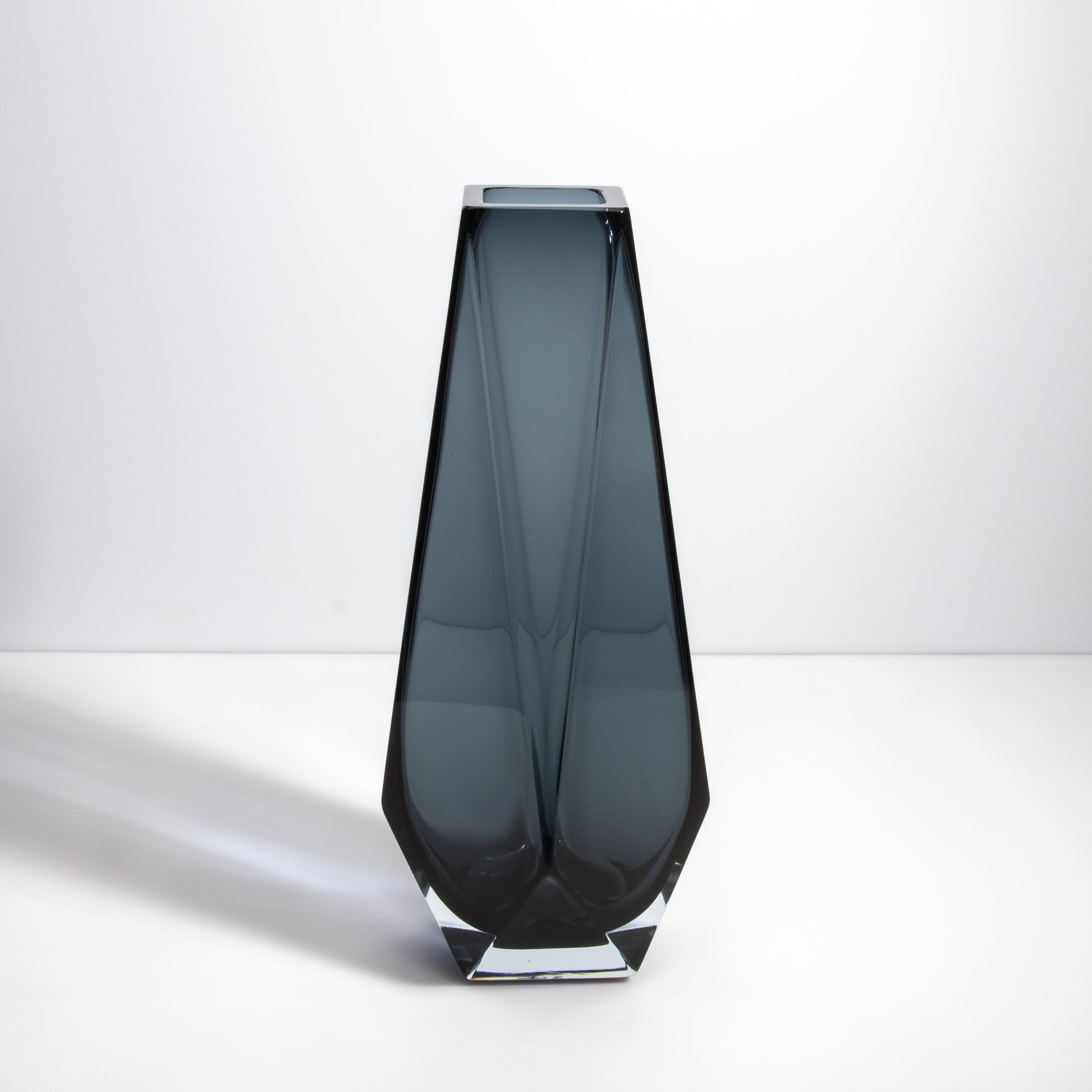 Murano Goccia Vase in Grey