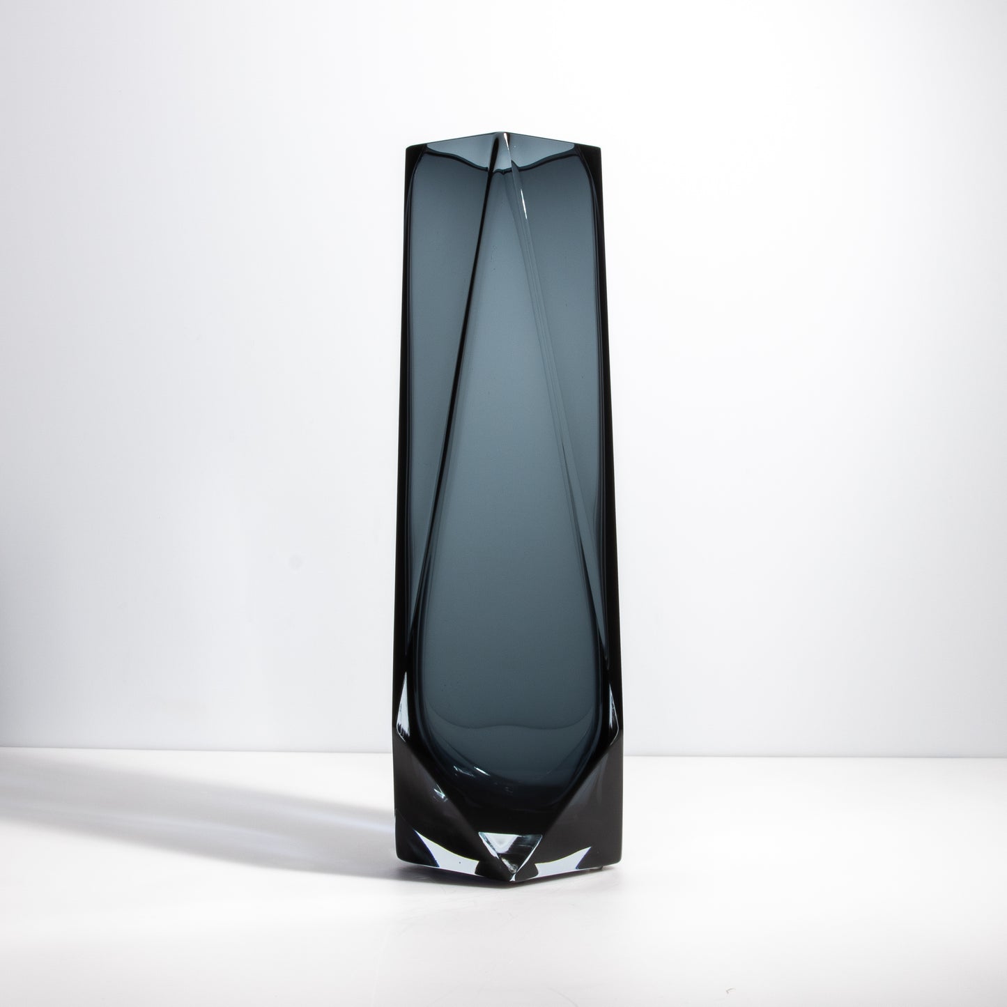 Murano Goccia Vase in Grey