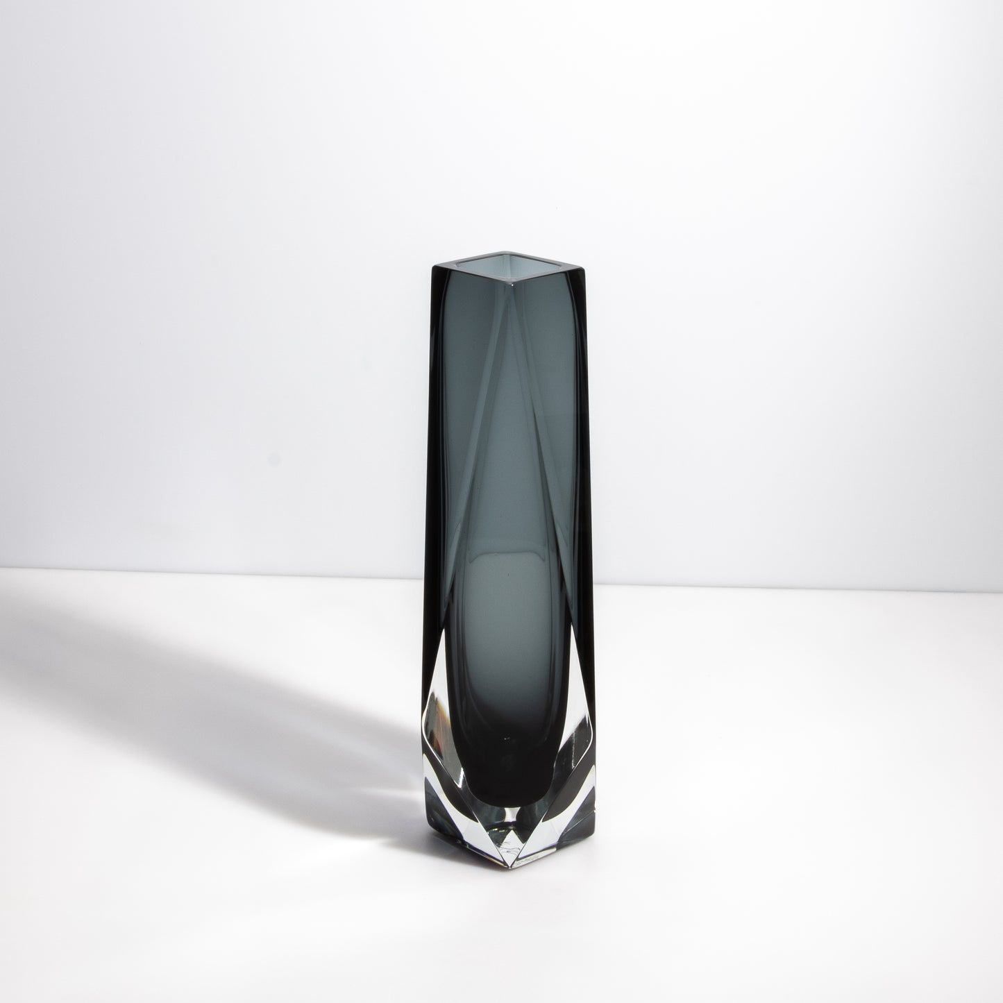Murano Goccia Vase in Grey