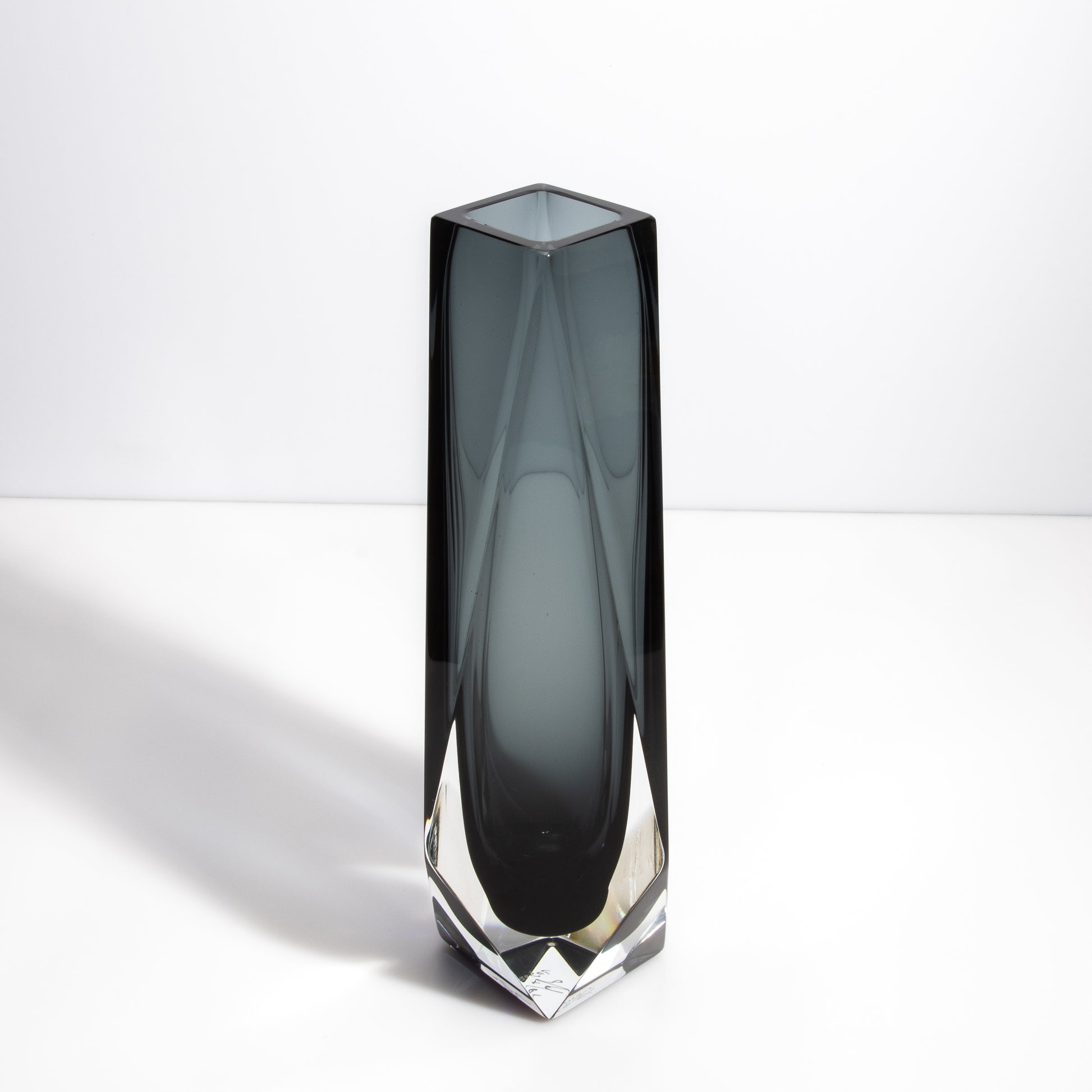 Murano Goccia Vase in Grey