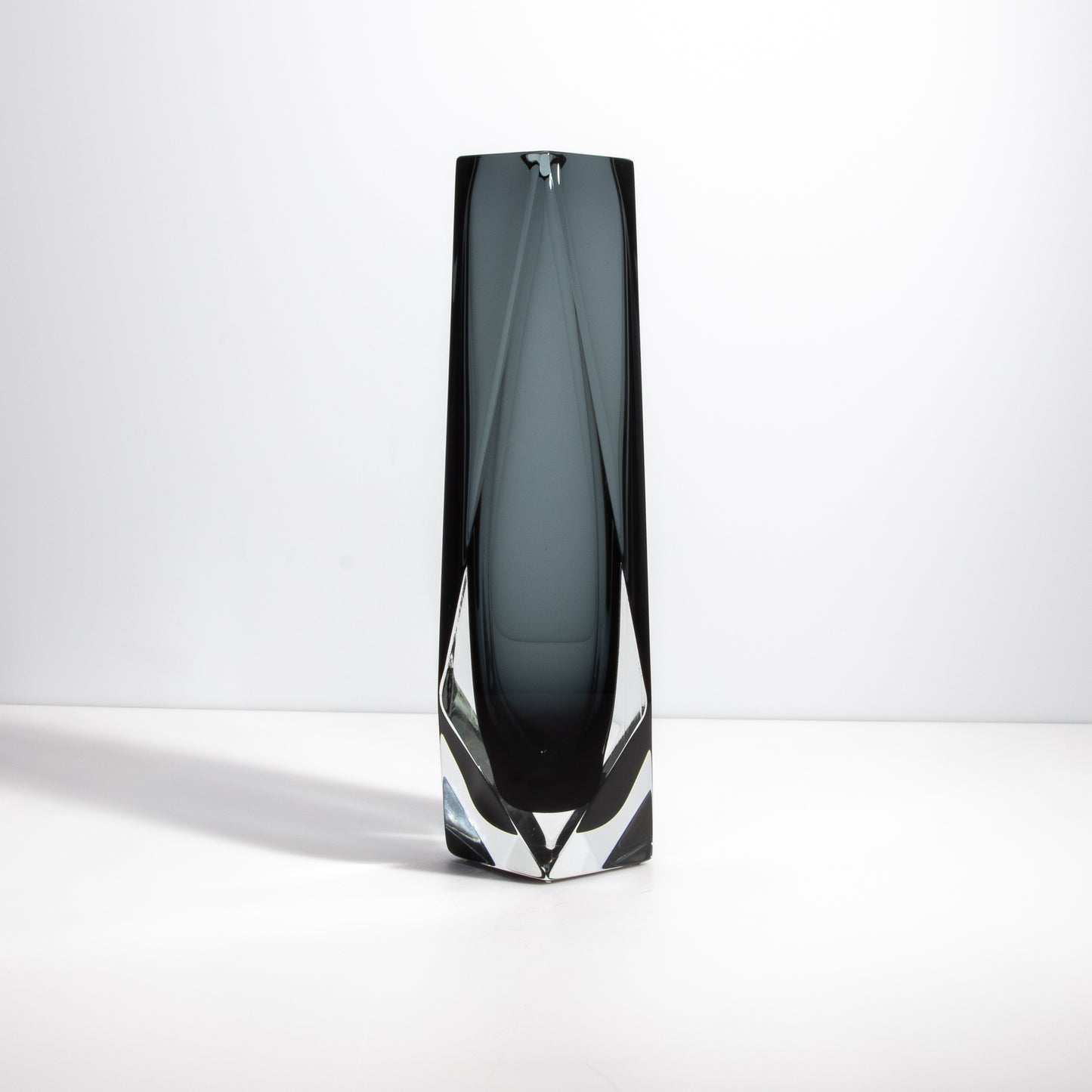 Murano Goccia Vase in Grey