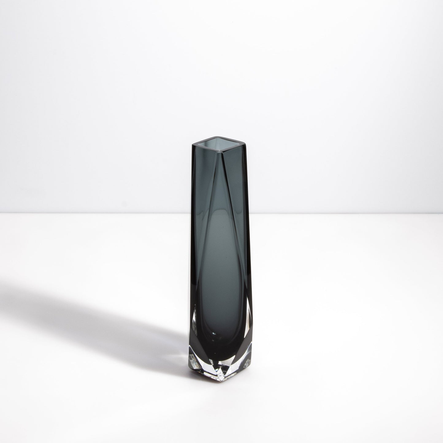 Murano Goccia Vase in Grey