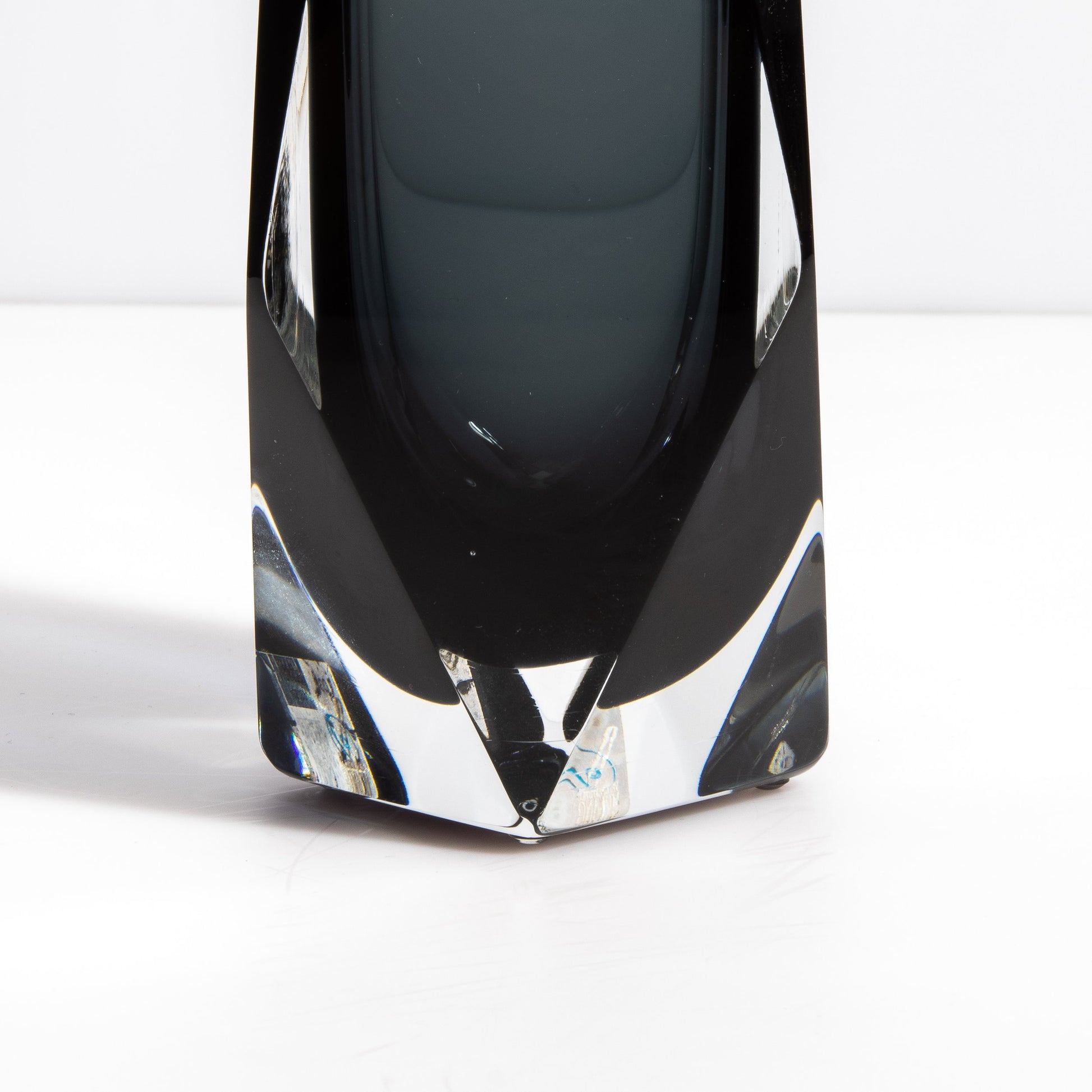 Murano Goccia Vase in Grey