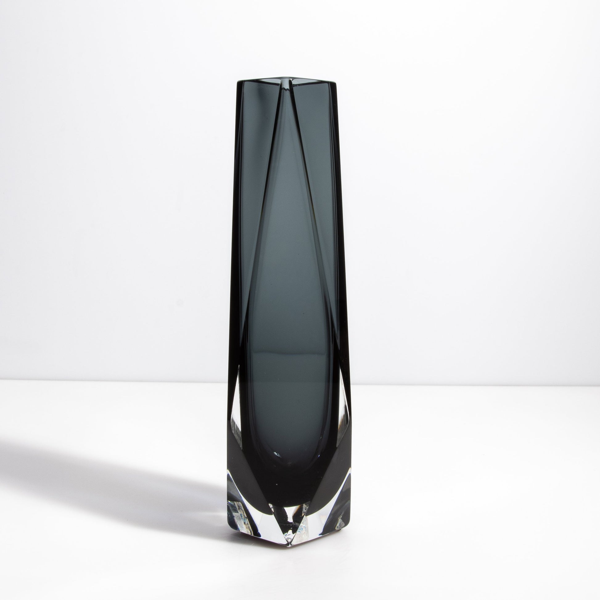 Murano Goccia Vase in Grey