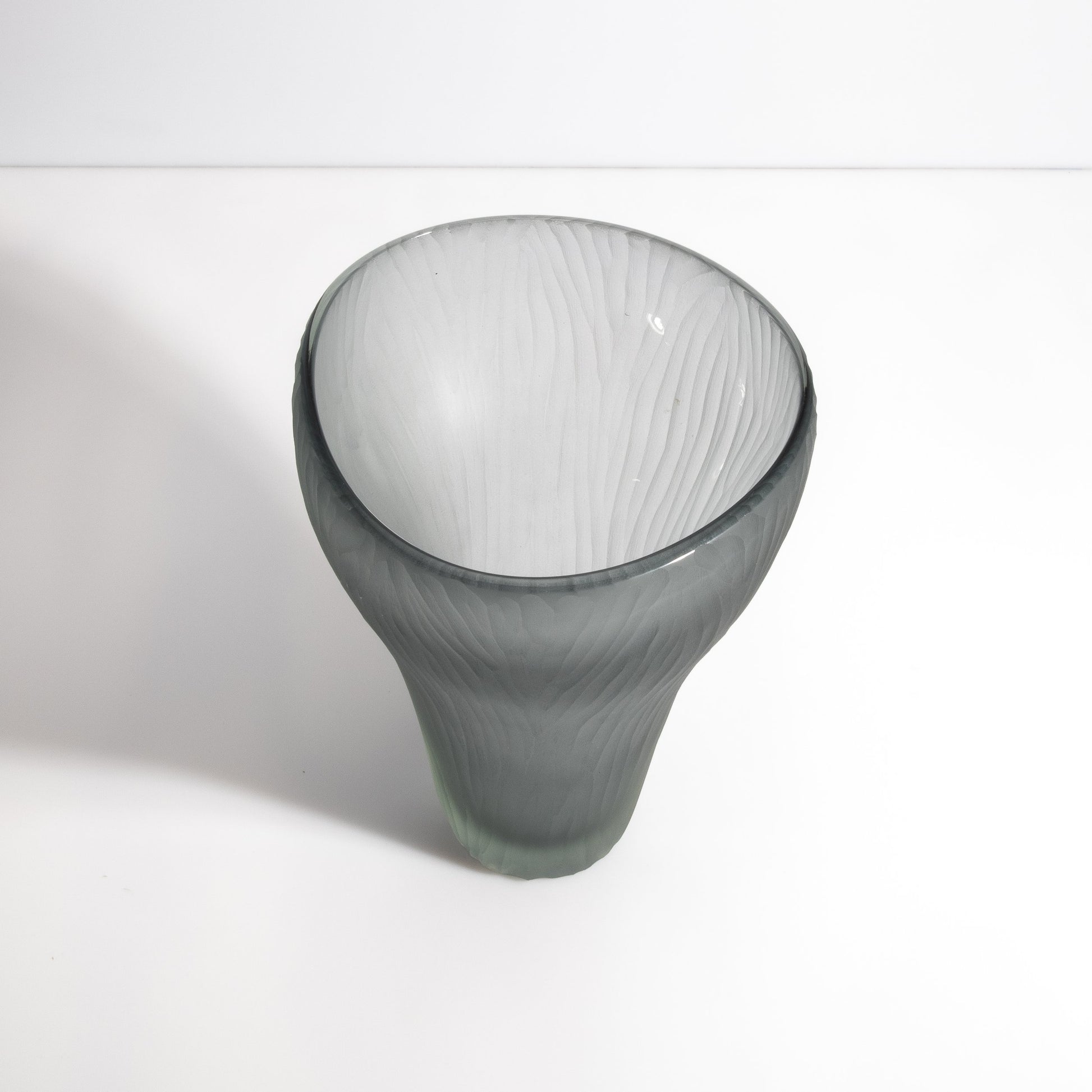 Murano Ghost Vase in Grey