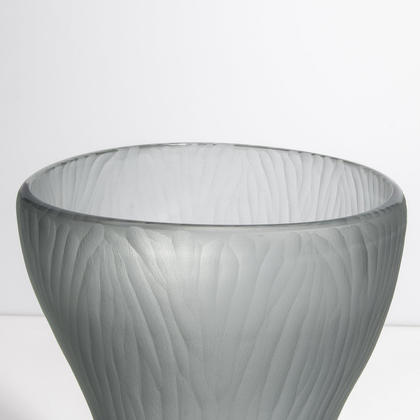 Murano Ghost Vase in Grey