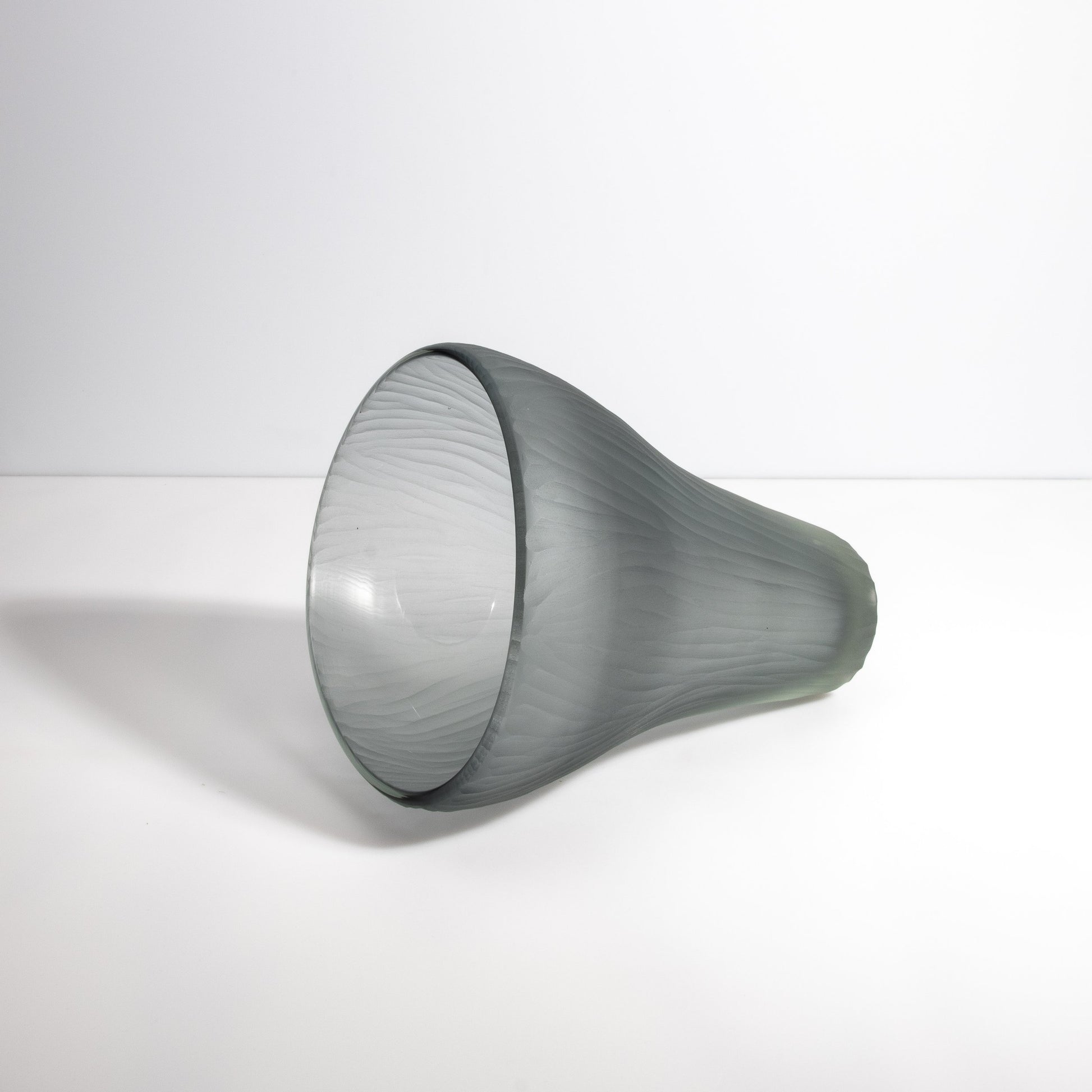 Murano Ghost Vase in Grey