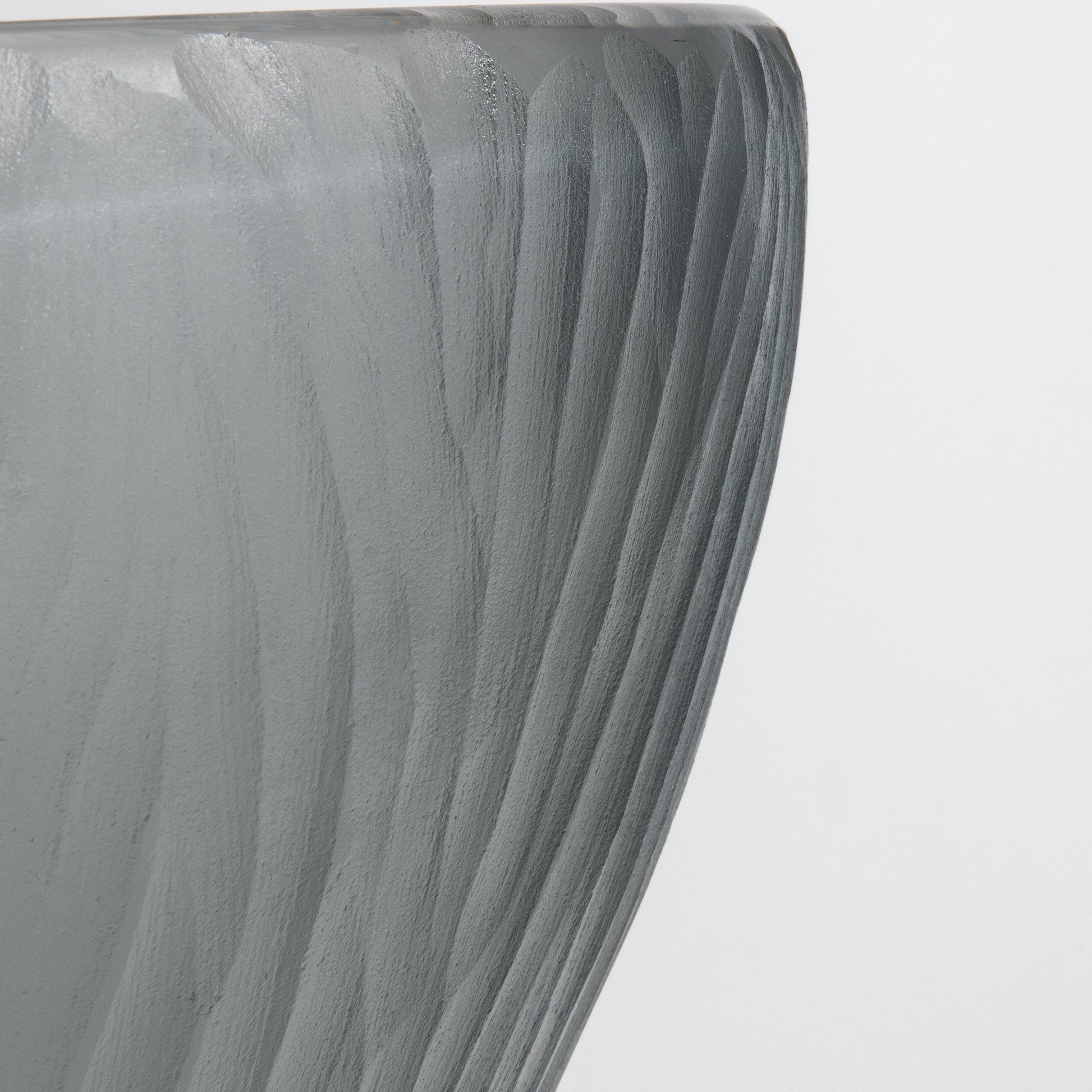 Murano Ghost Vase in Grey