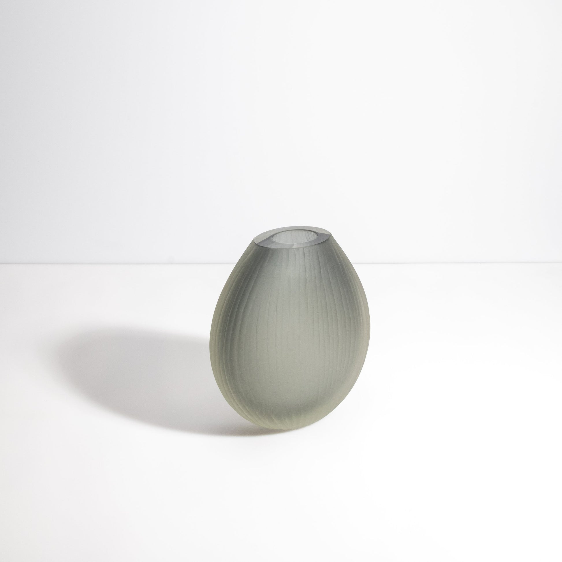 Murano Supreme Vase in Grey