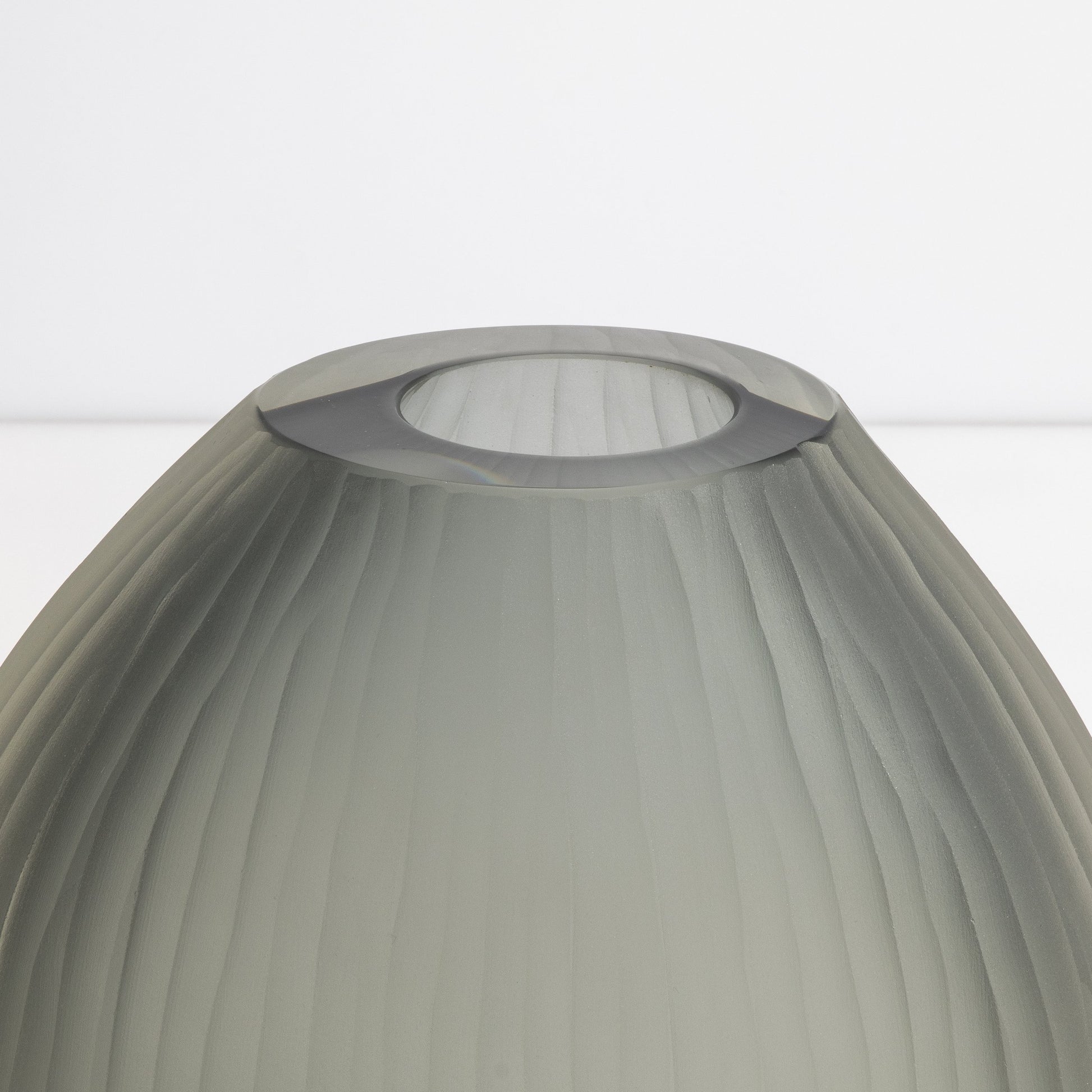 Murano Supreme Vase in Grey