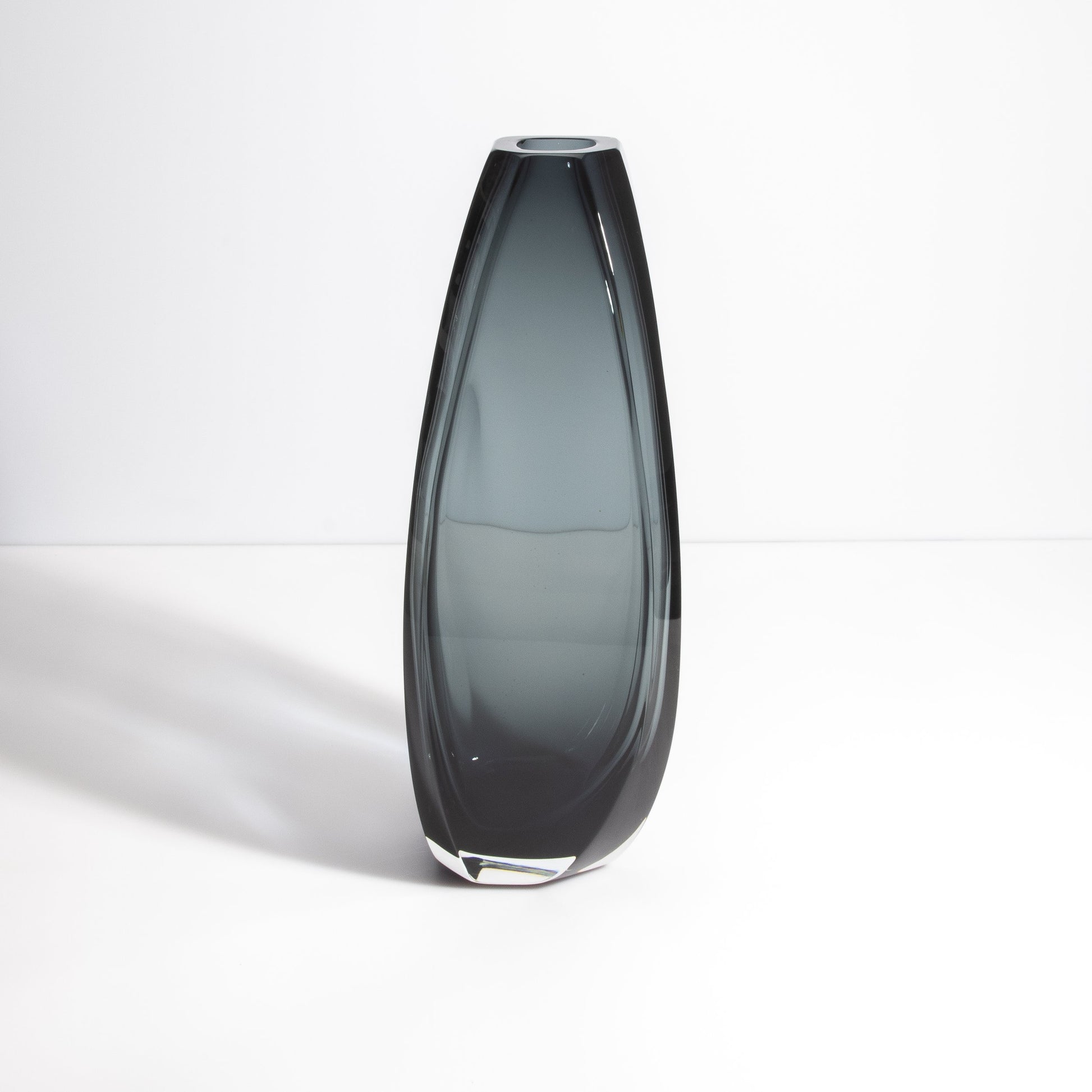 Murano Vela Vase in Grey