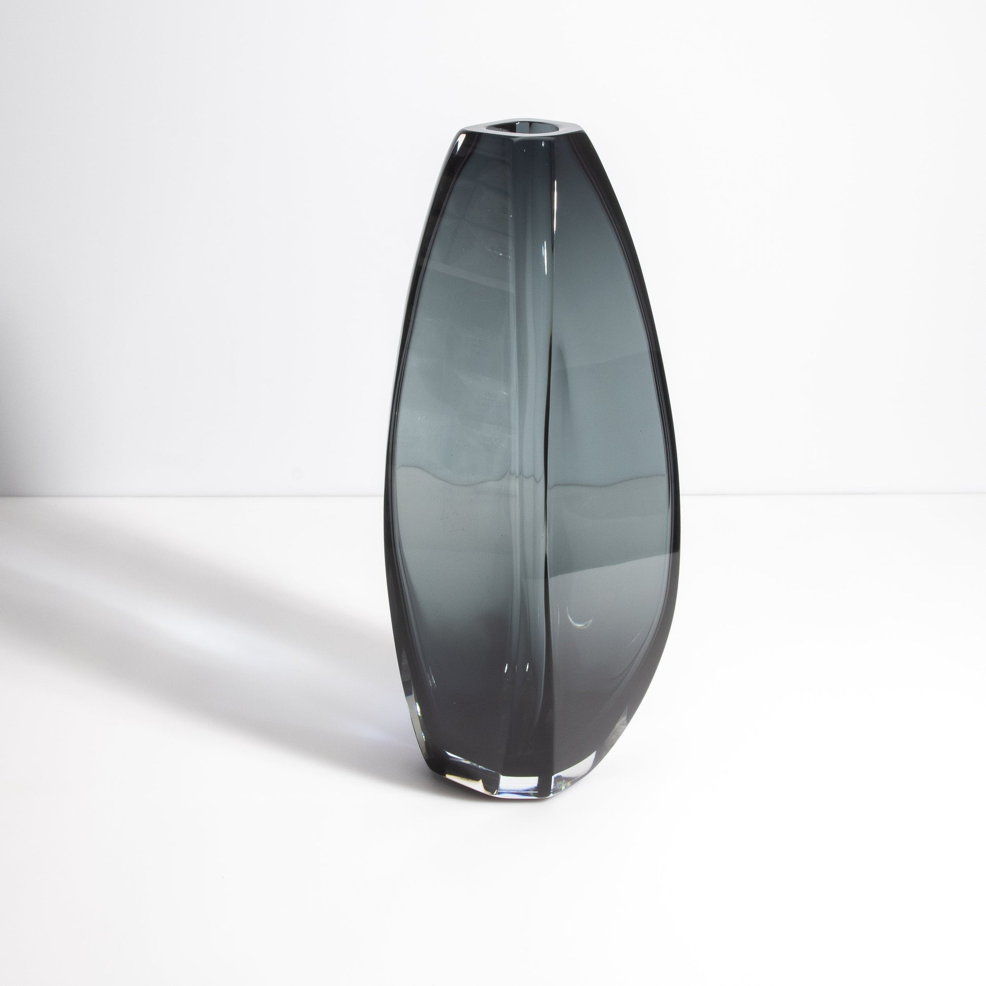 Murano Vela Vase in Grey