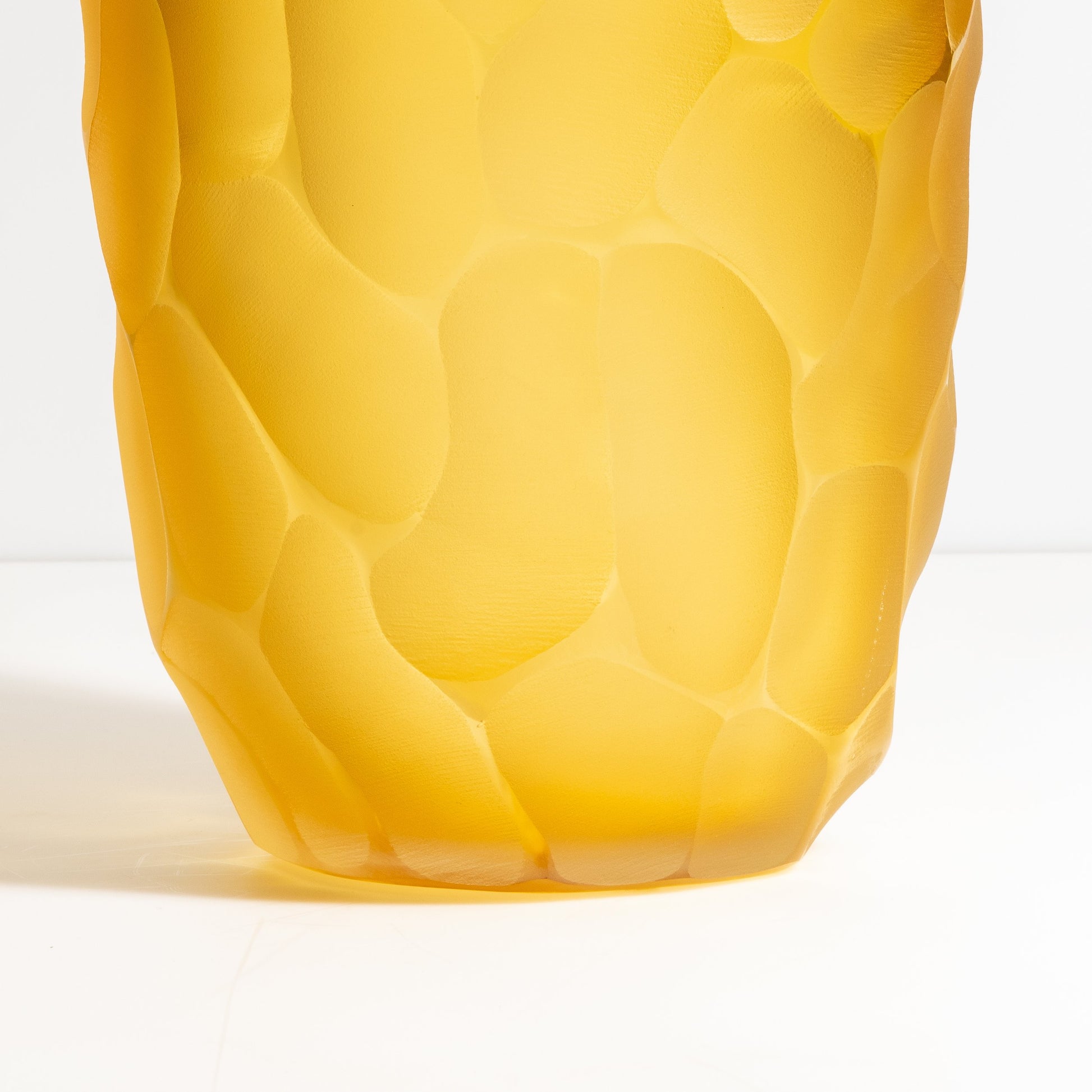 Murano Moon Vase in Amber