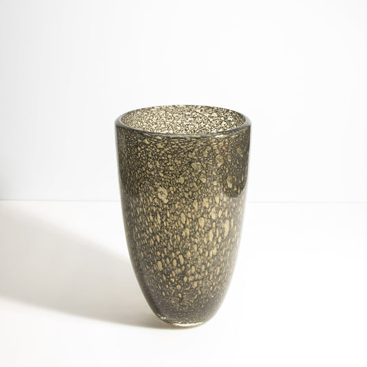 Murano Bullicante Vase in Gold