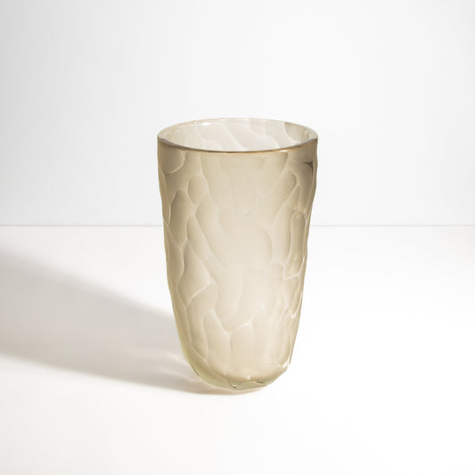 Murano Moon Vase in Olive