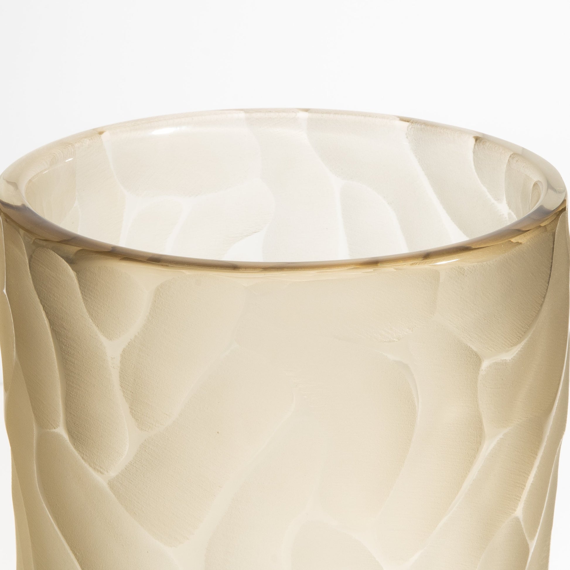 Murano Moon Vase in Olive
