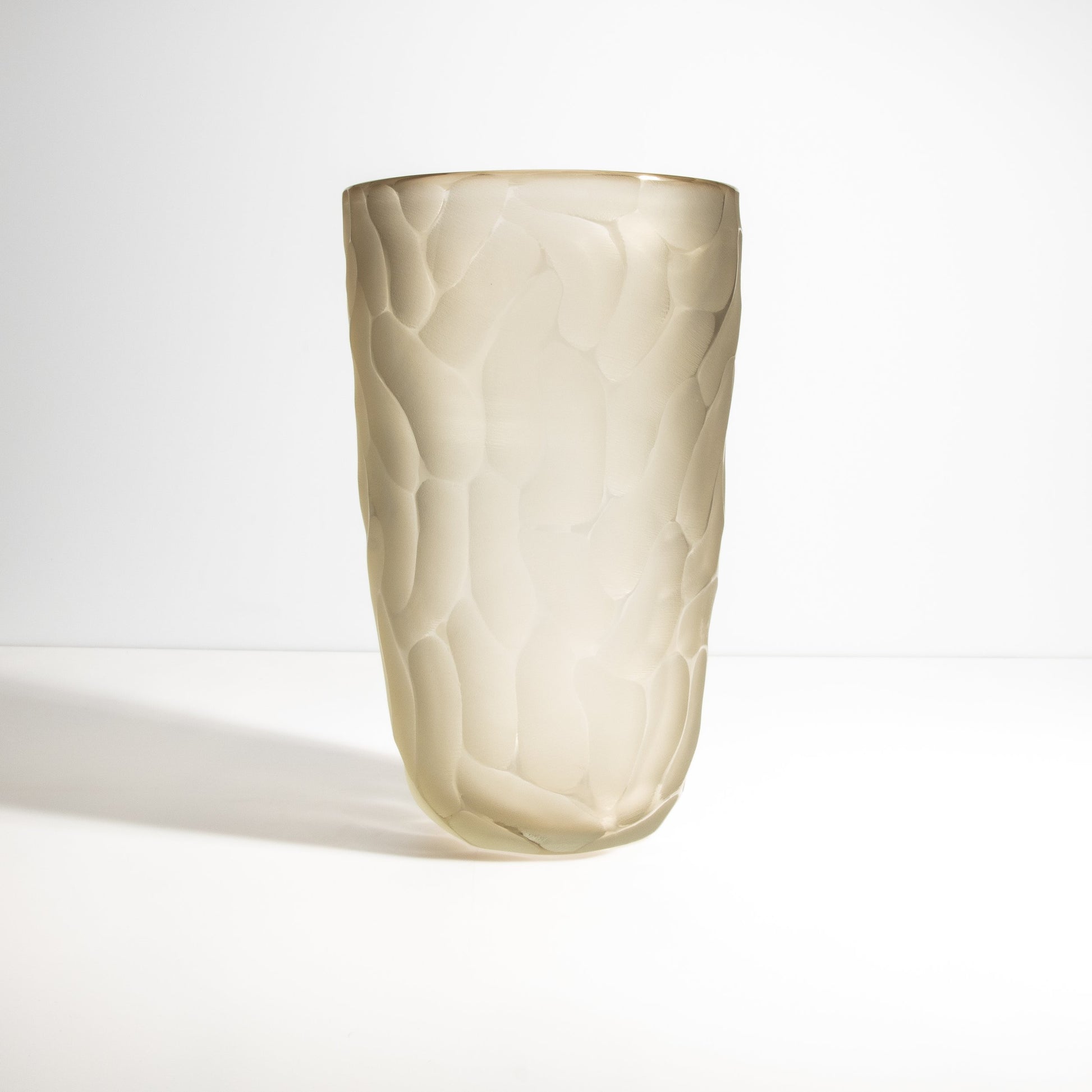 Murano Moon Vase in Olive