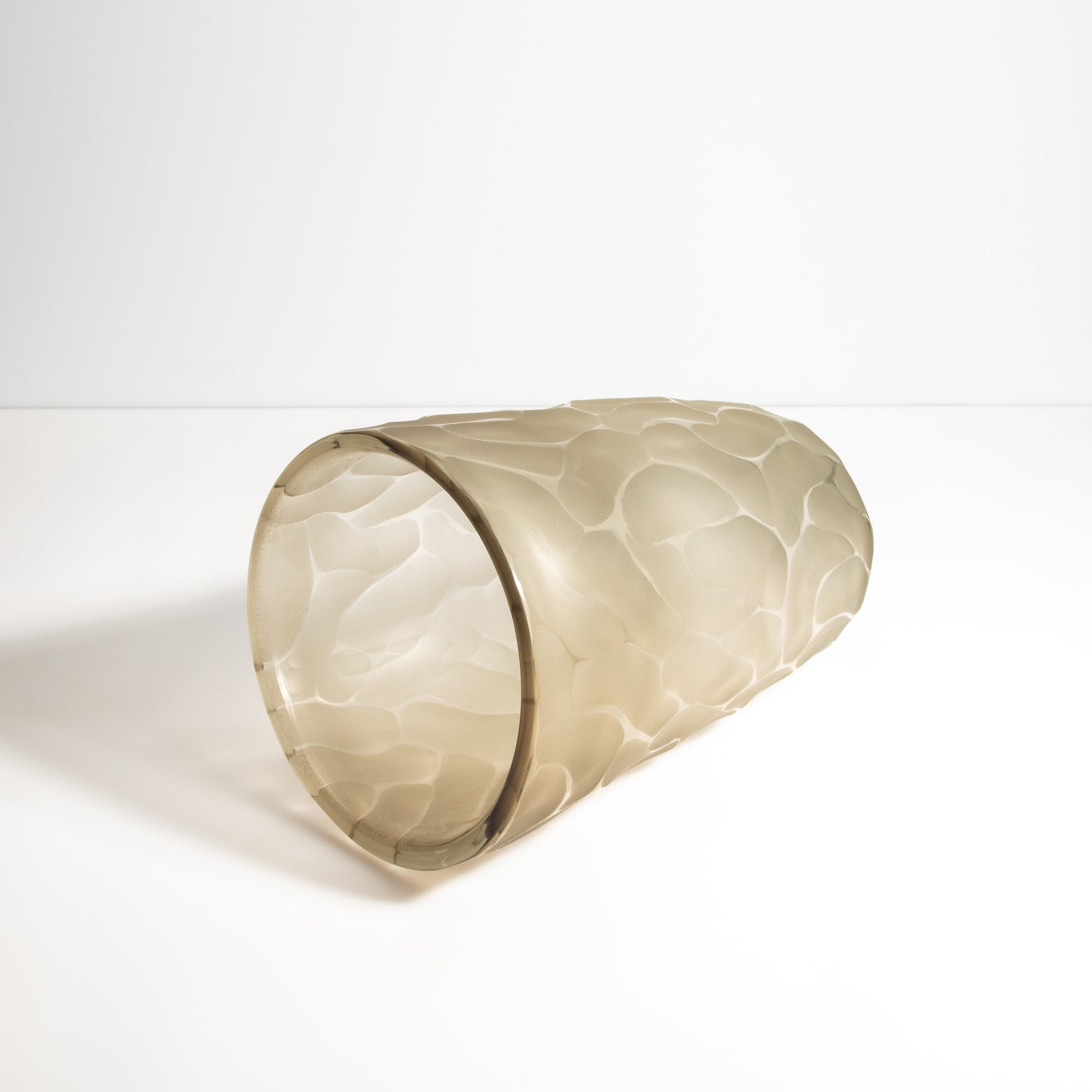Murano Moon Vase in Olive