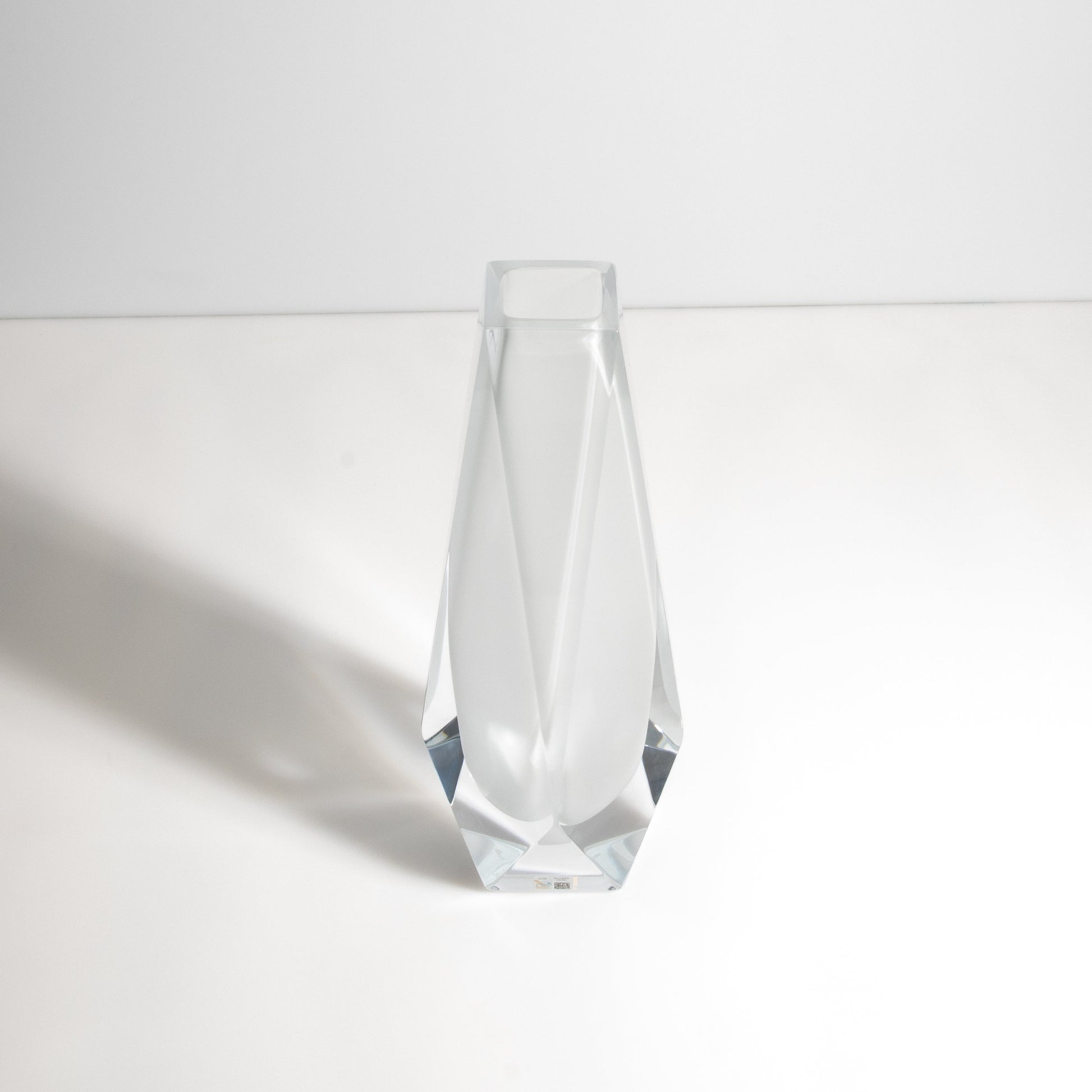 Murano Goccia Vase in Frosted White