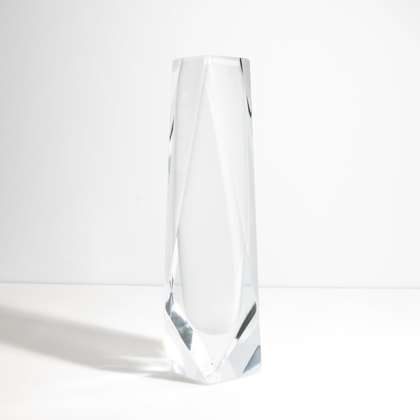 Murano Goccia Vase in Frosted White
