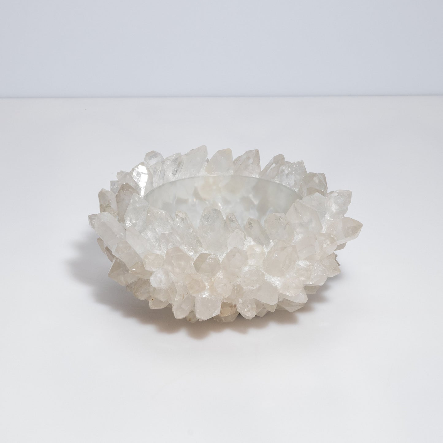 Classic Small Bowl in Clear Quartz by Kathryn McCoy