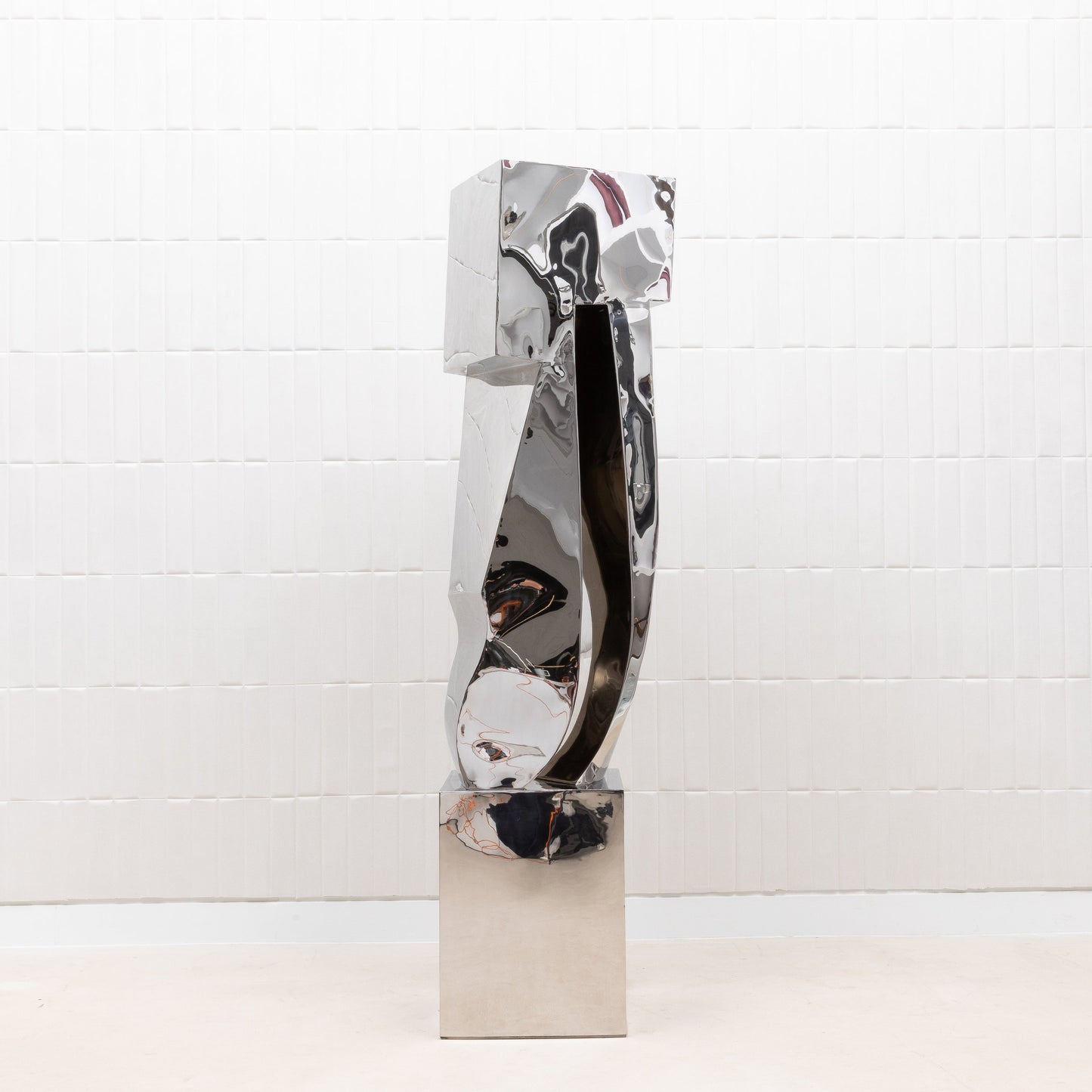 Sculpture in Stainless Steel by Patrick Coard Paris