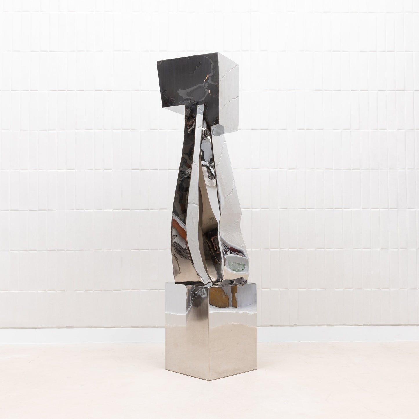 Sculpture in Stainless Steel by Patrick Coard Paris