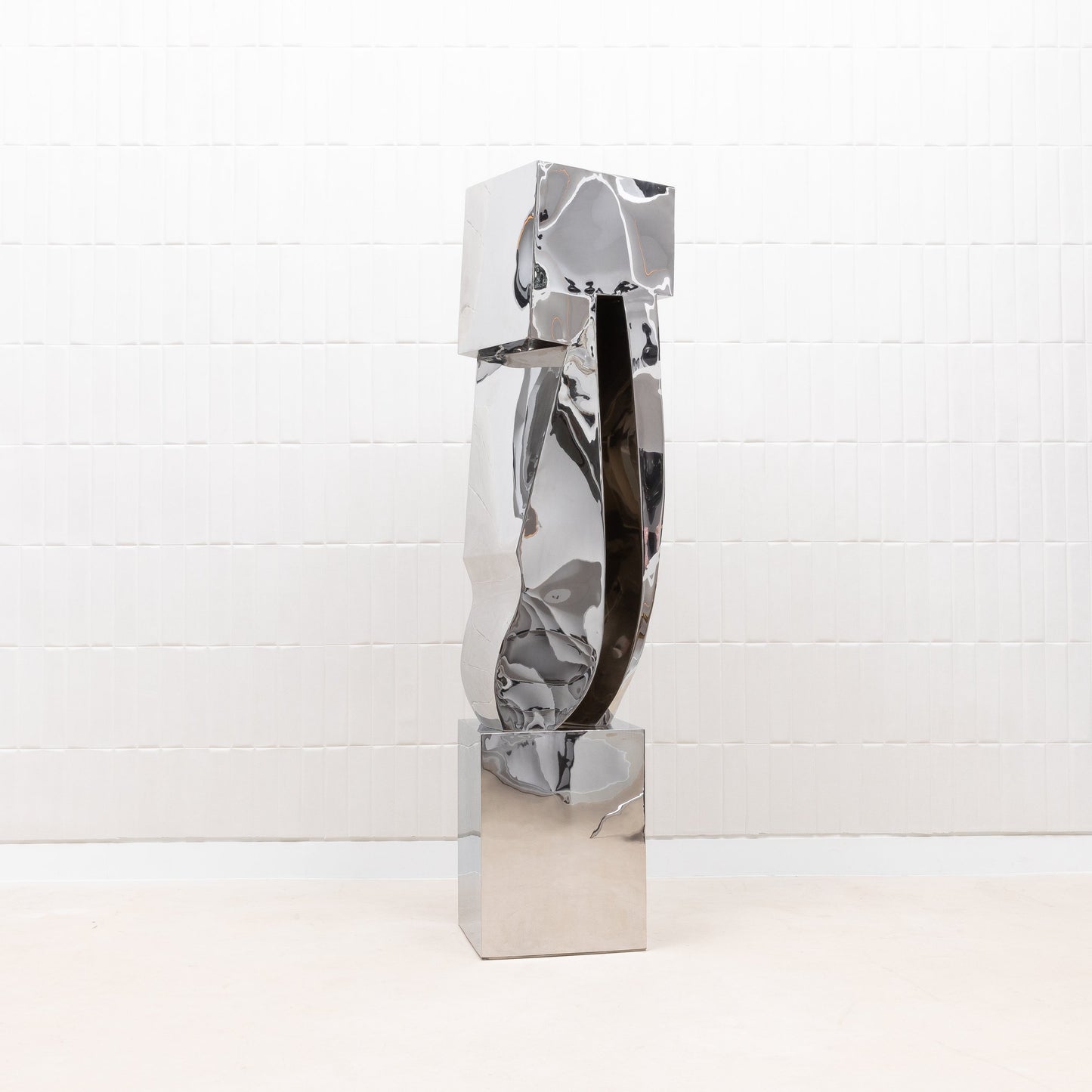 Sculpture in Stainless Steel by Patrick Coard Paris