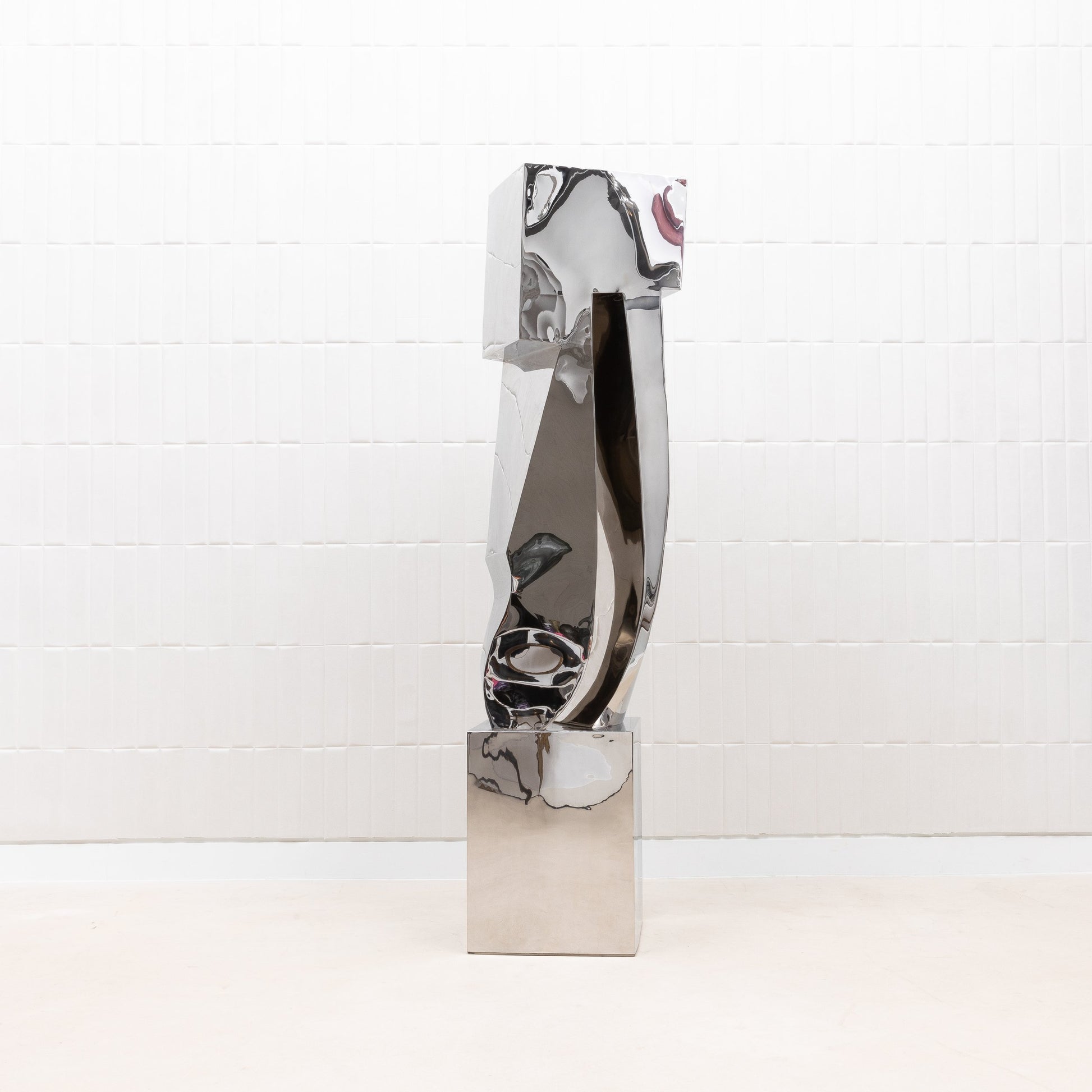 Sculpture in Stainless Steel by Patrick Coard Paris