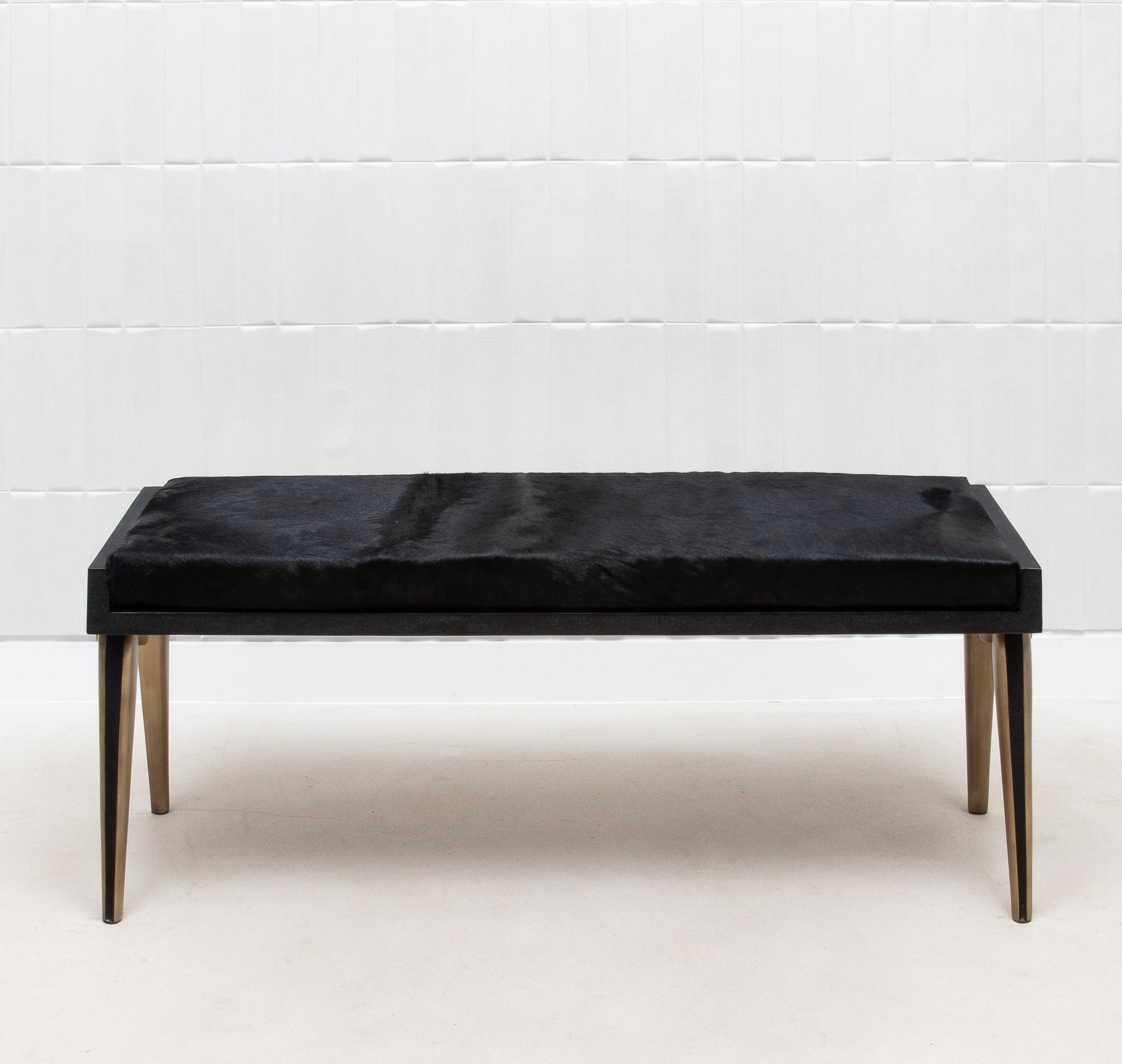 Pianist Bench in Black Hyde by R&Y Augousti