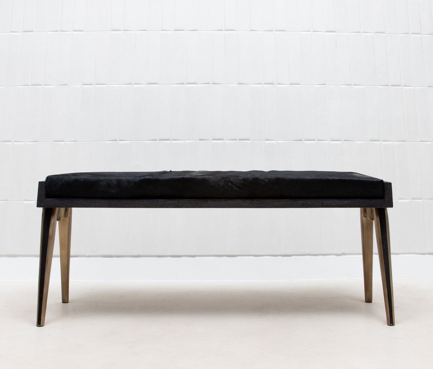 Pianist Bench in Black Hyde by R&Y Augousti