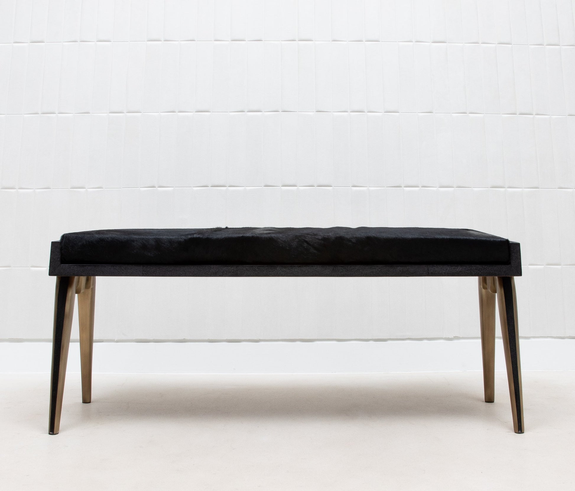 Pianist Bench in Black Hyde by R&Y Augousti
