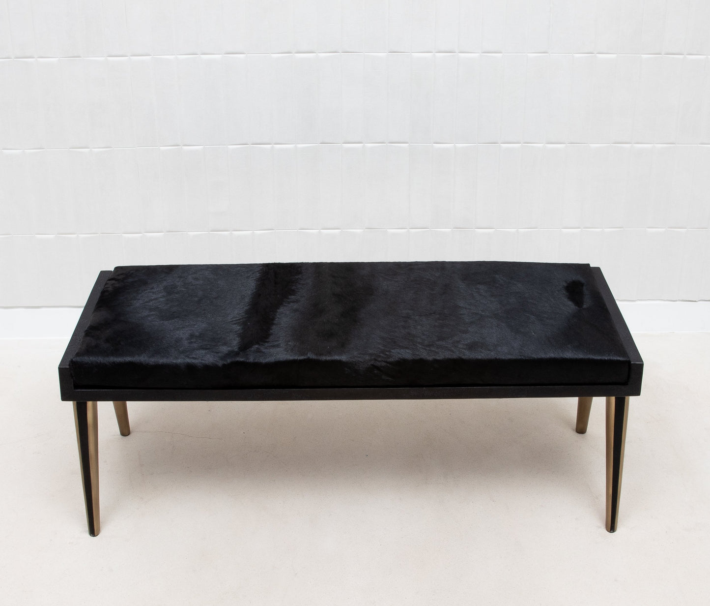 Pianist Bench in Black Hyde by R&Y Augousti