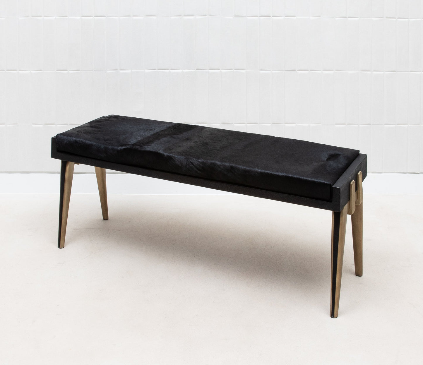 Pianist Bench in Black Hyde by R&Y Augousti
