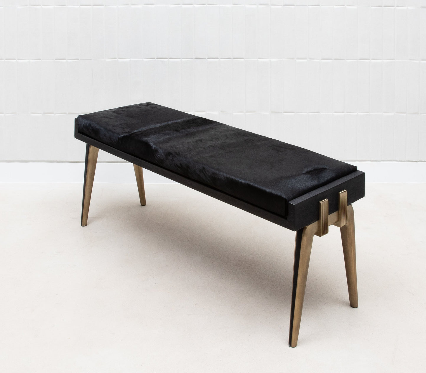 Pianist Bench in Black Hyde by R&Y Augousti
