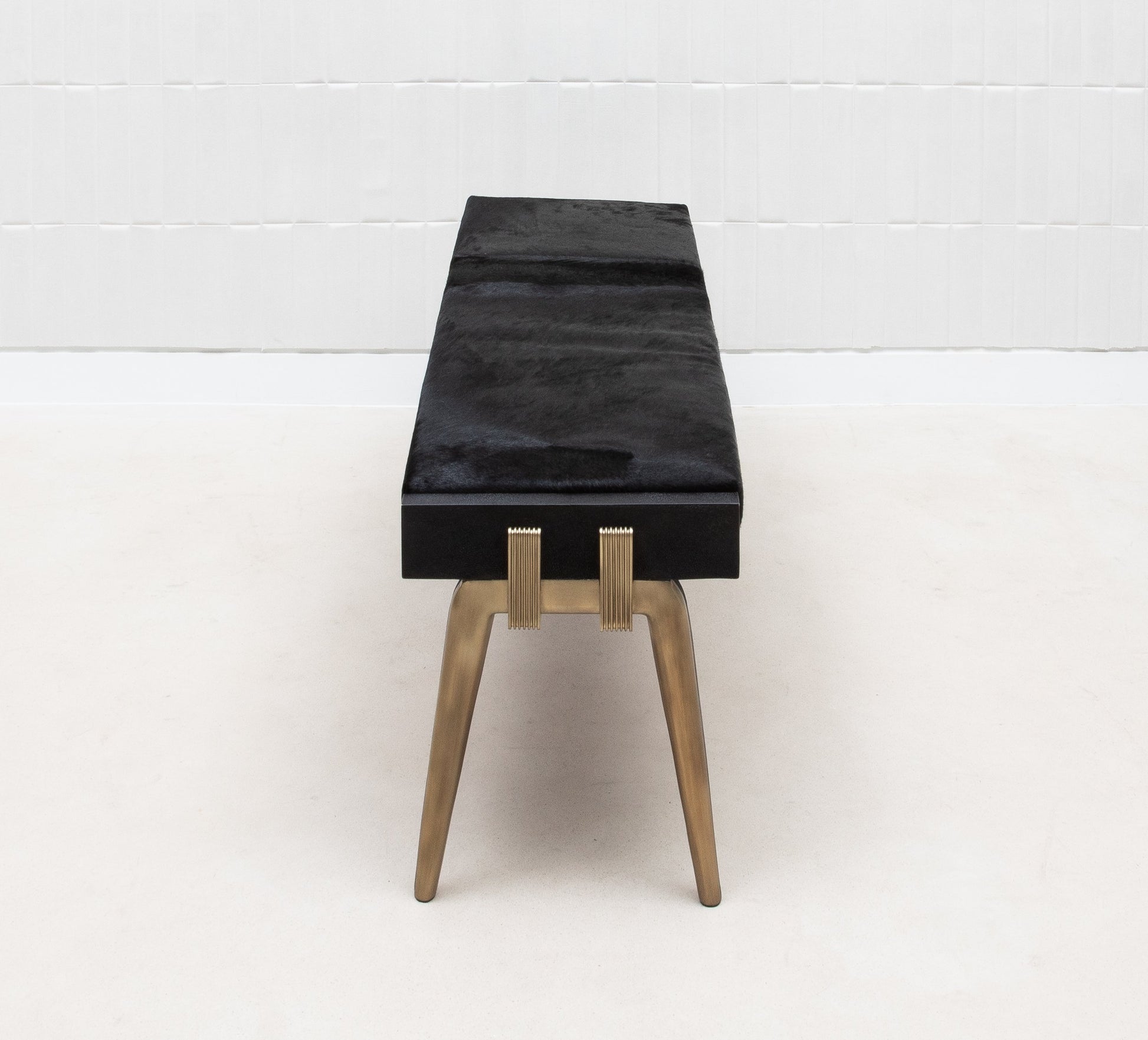 Pianist Bench in Black Hyde by R&Y Augousti
