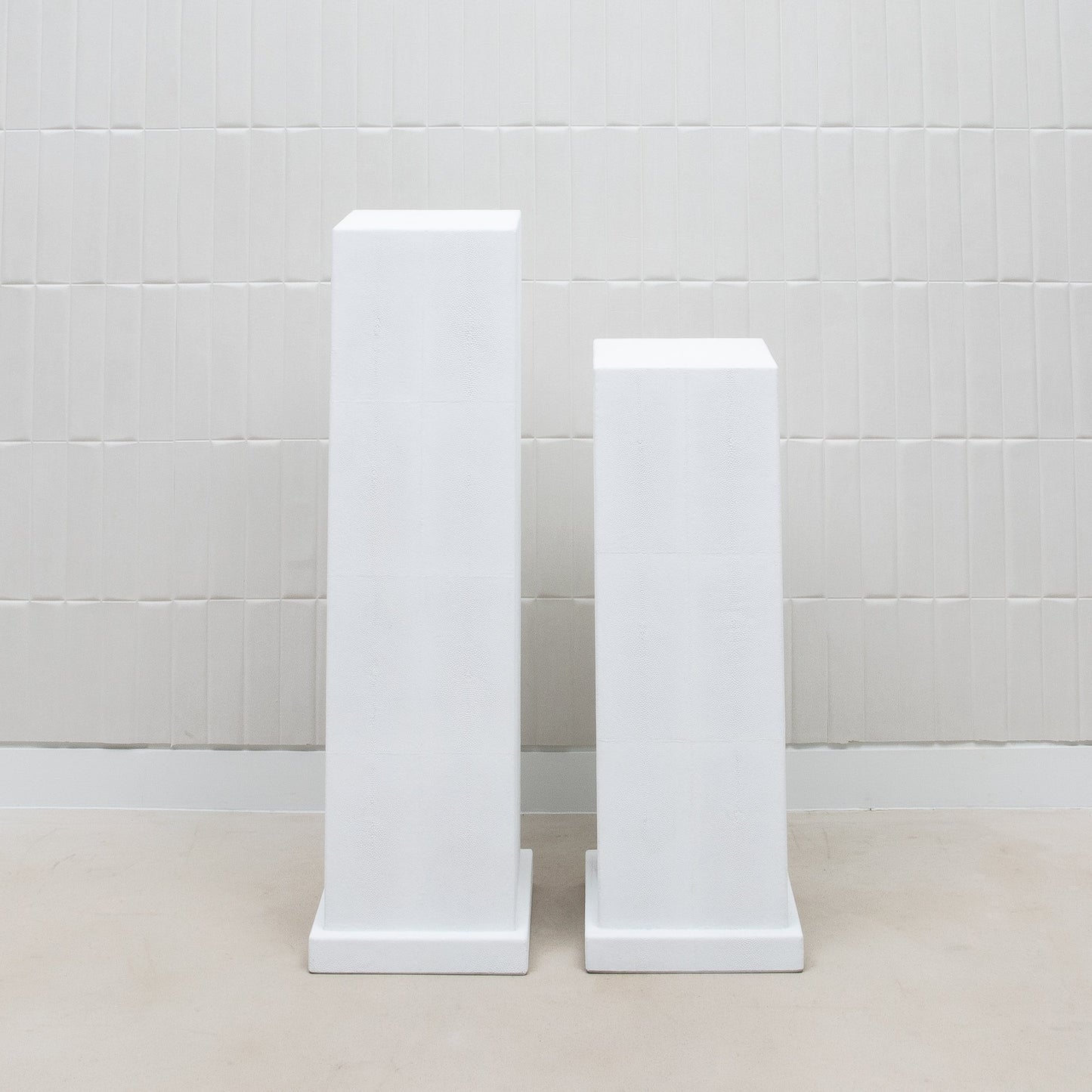 Modern Classic Shagreen Columns by R&Y Augousti
