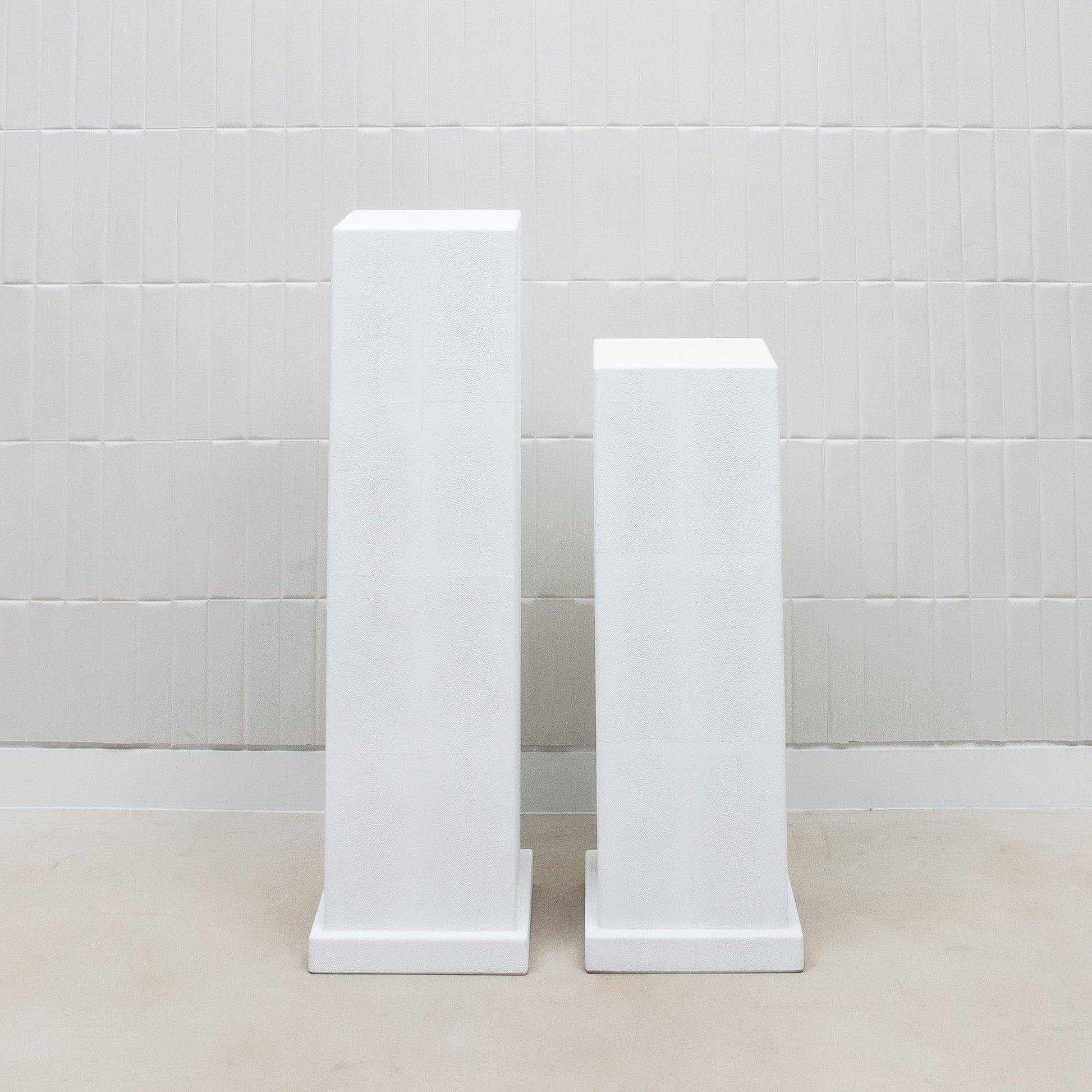Modern Classic Shagreen Columns by R&Y Augousti