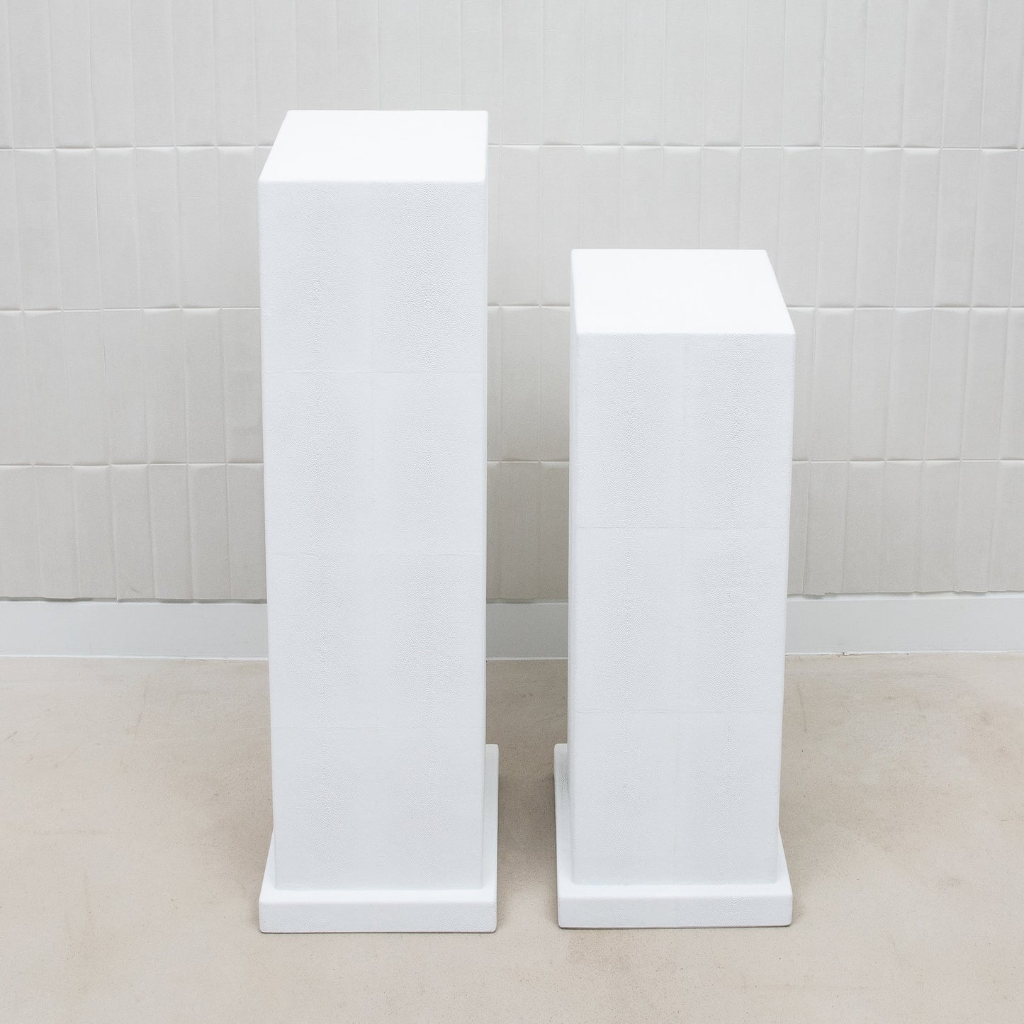 Modern Classic Shagreen Columns by R&Y Augousti