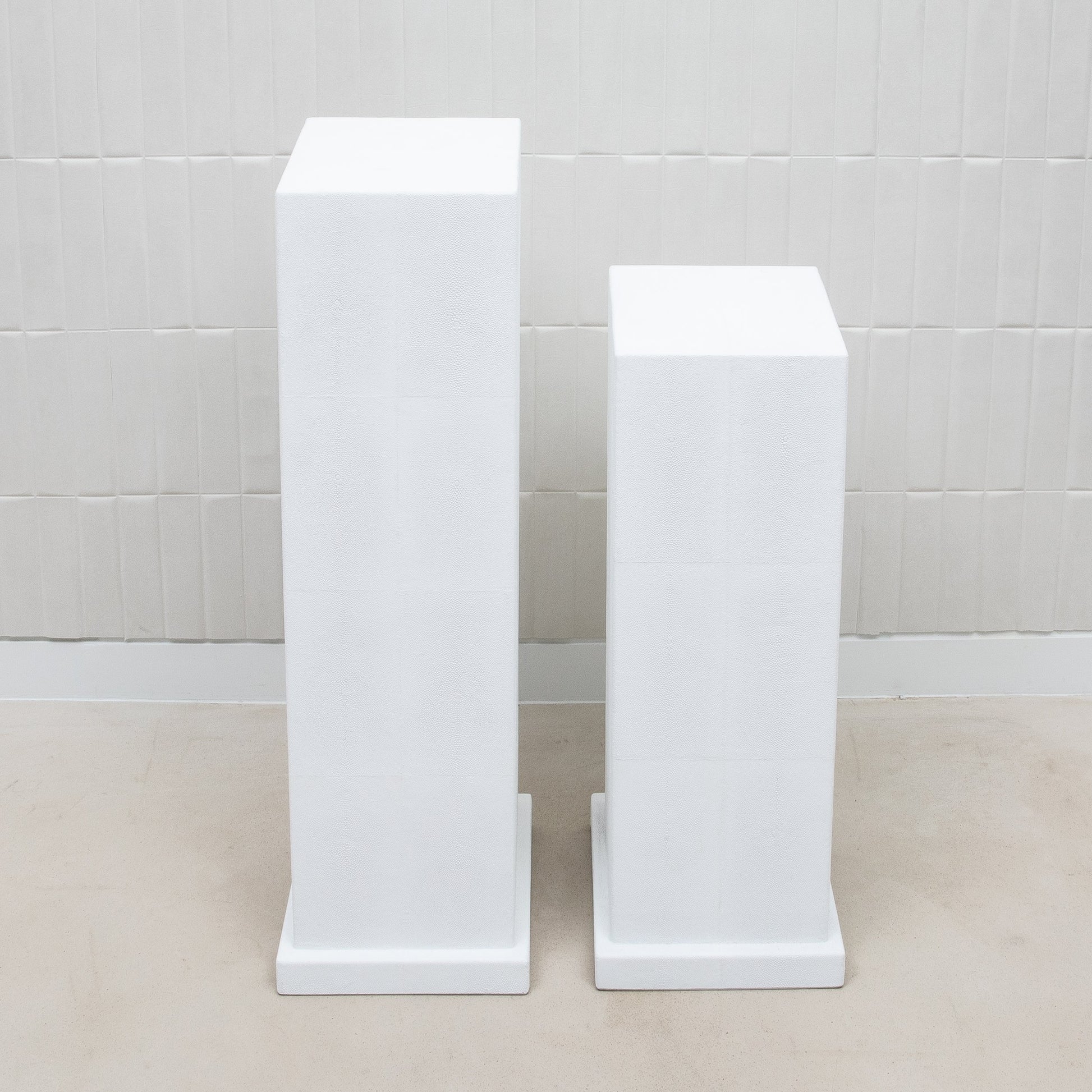 Modern Classic Shagreen Columns by R&Y Augousti