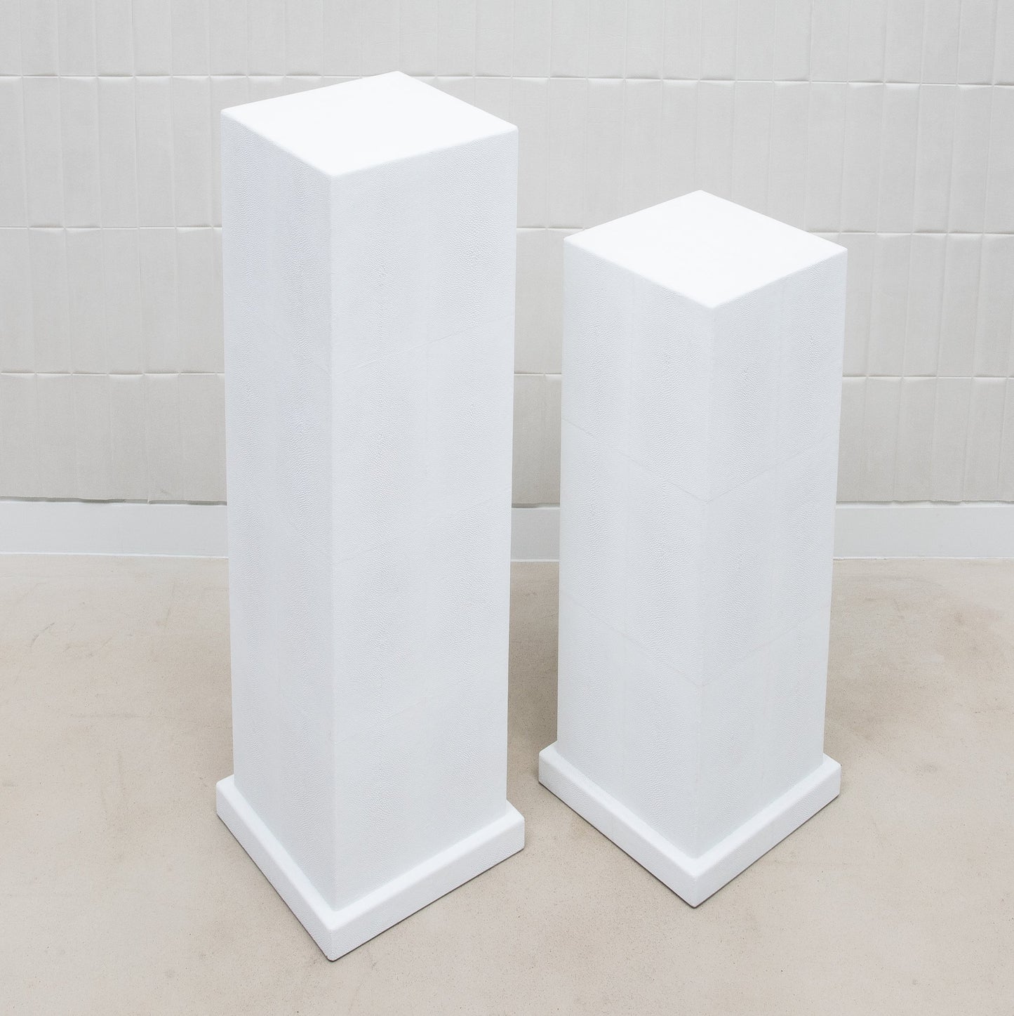 Modern Classic Shagreen Columns by R&Y Augousti
