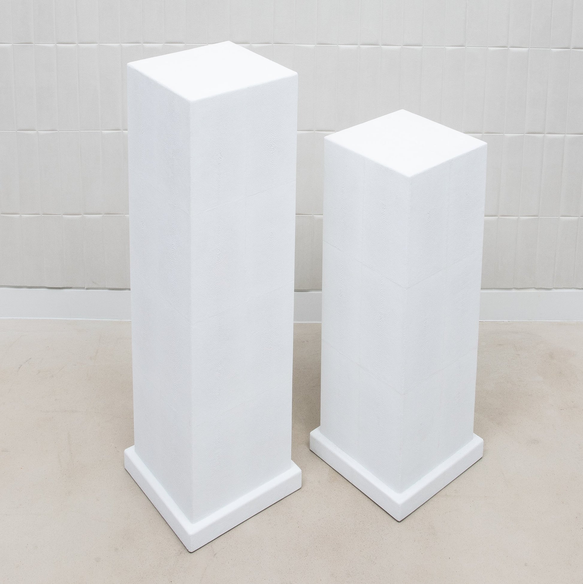 Modern Classic Shagreen Columns by R&Y Augousti