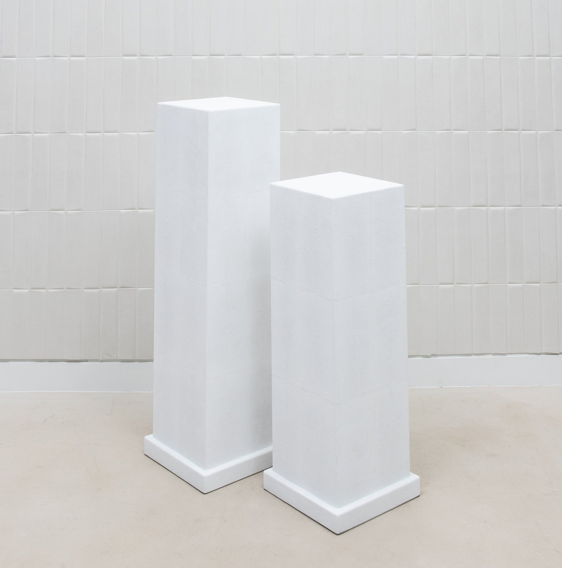 Modern Classic Shagreen Columns by R&Y Augousti