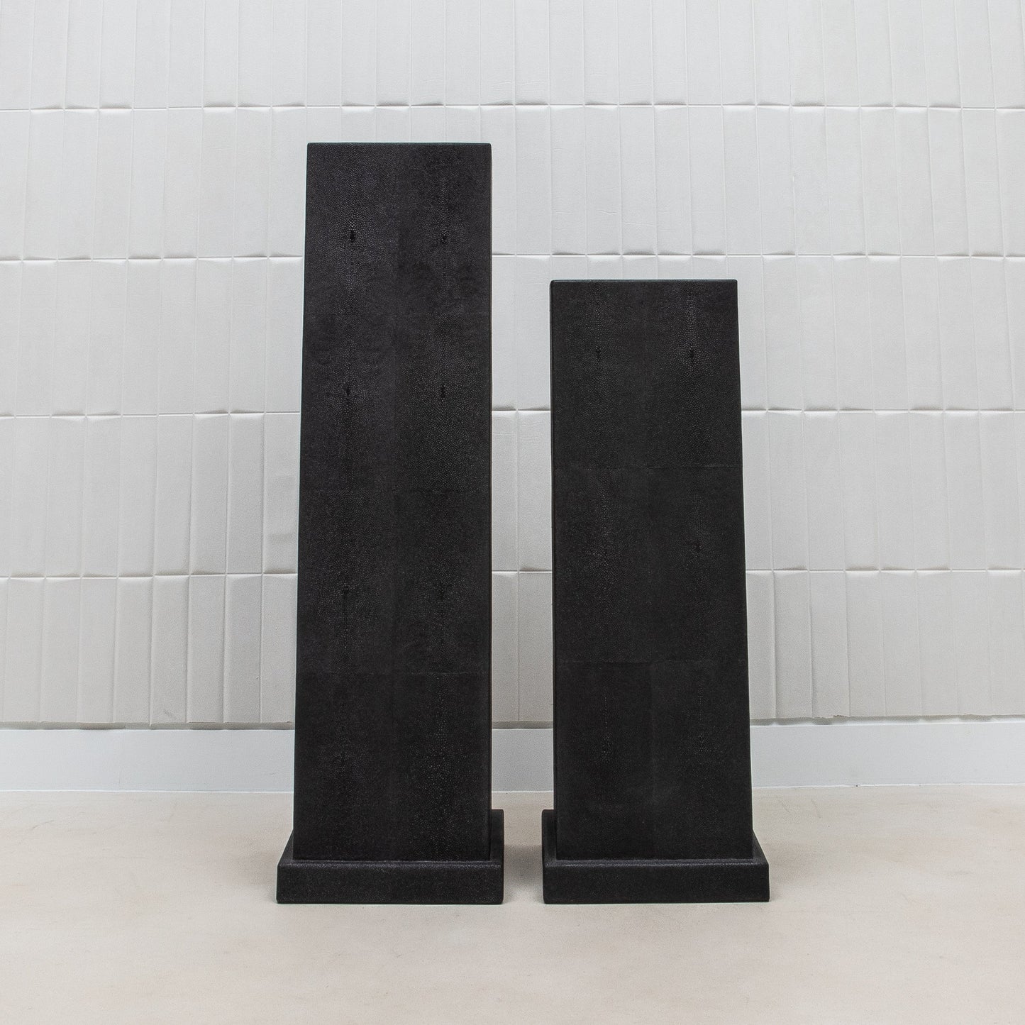Modern Classic Shagreen Columns by R&Y Augousti
