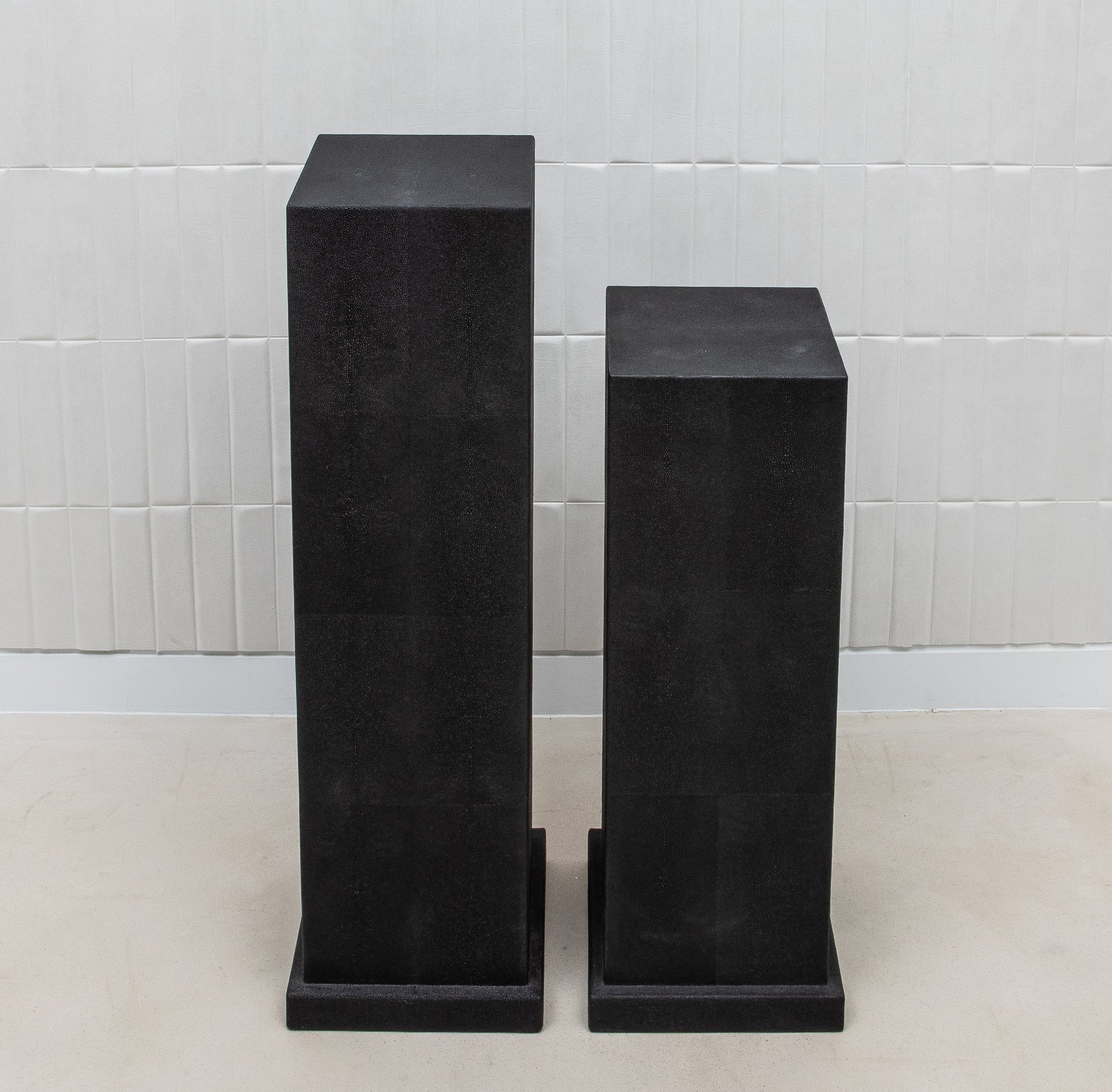 Modern Classic Shagreen Columns by R&Y Augousti