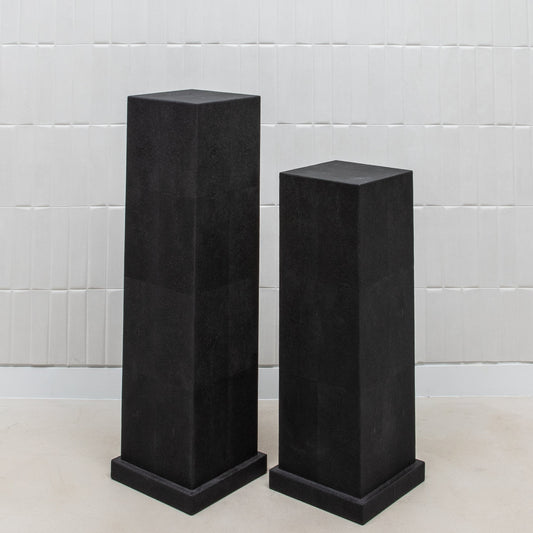 Modern Classic Shagreen Columns by R&Y Augousti