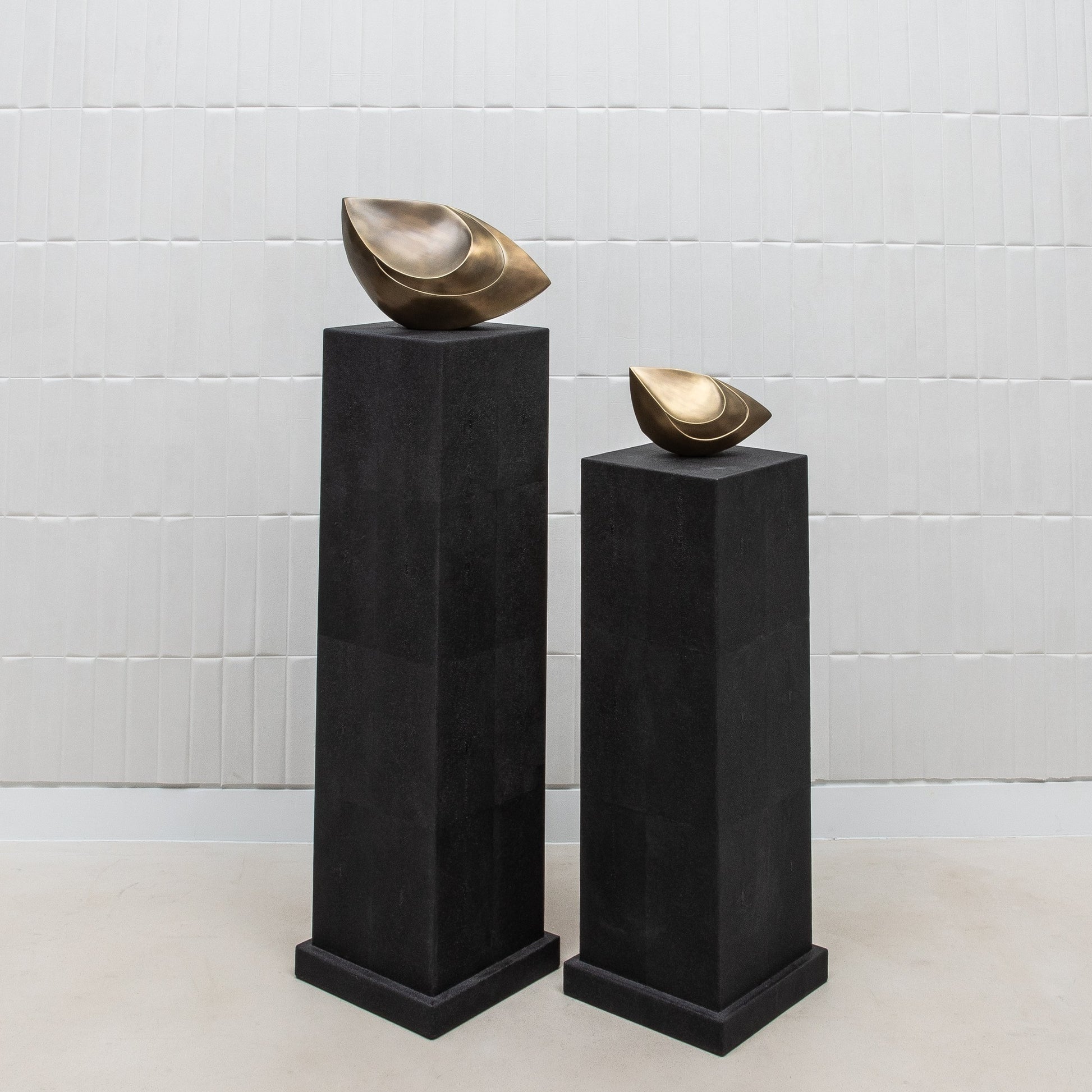 Modern Classic Shagreen Columns by R&Y Augousti