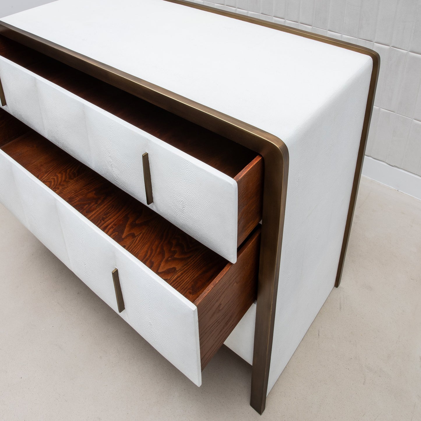 Coco Shagreen Chest of Drawers by R&Y Augousti