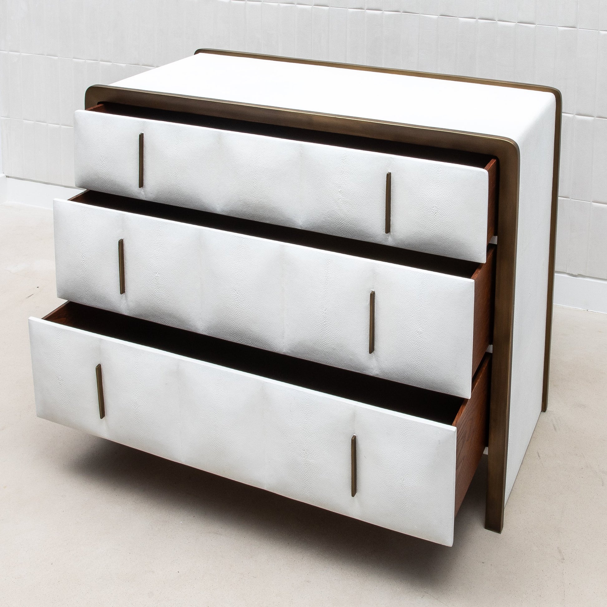 Coco Shagreen Chest of Drawers by R&Y Augousti