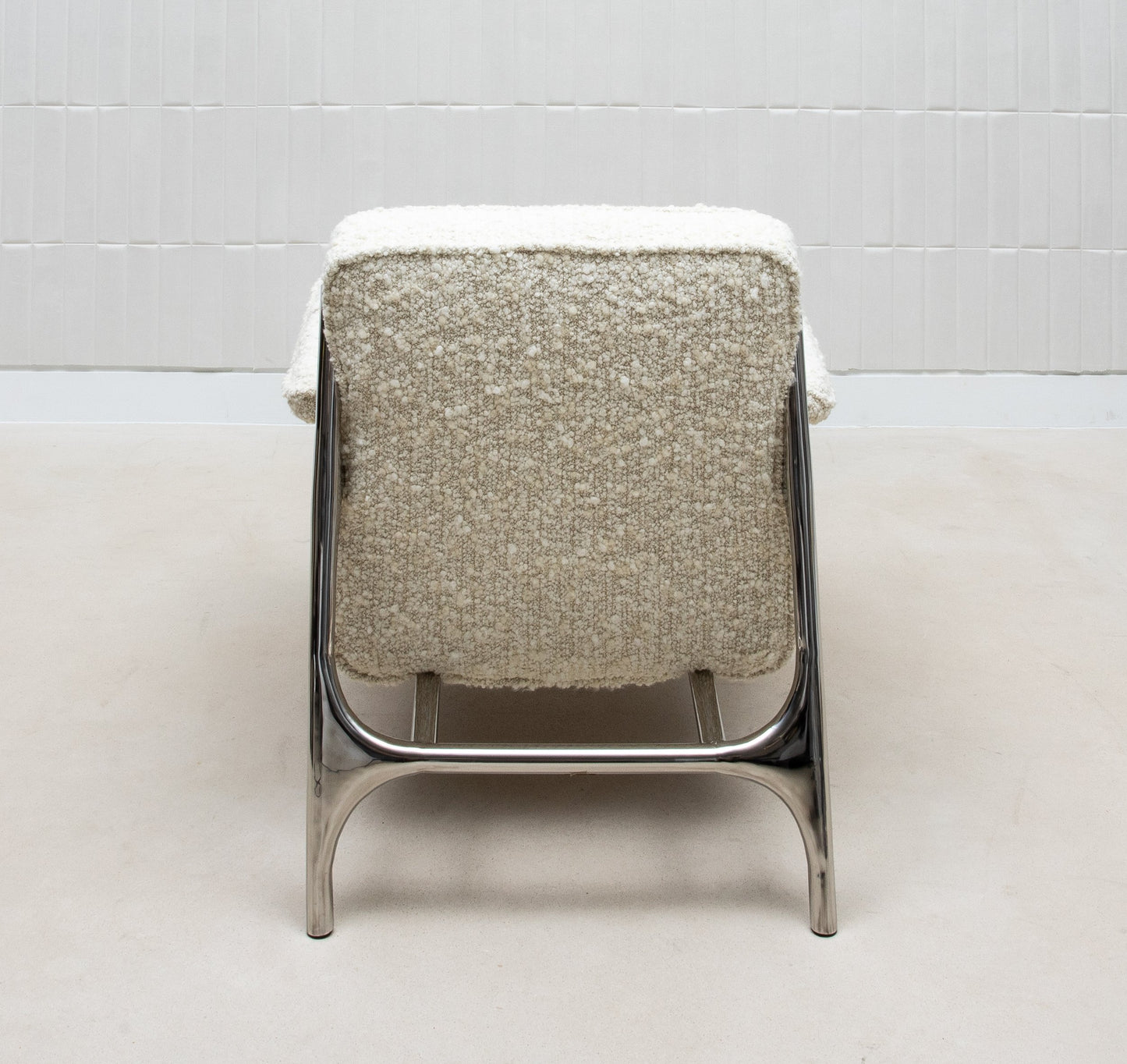 Ramo Armchair in Cream Bouclé by R&Y Augousti
